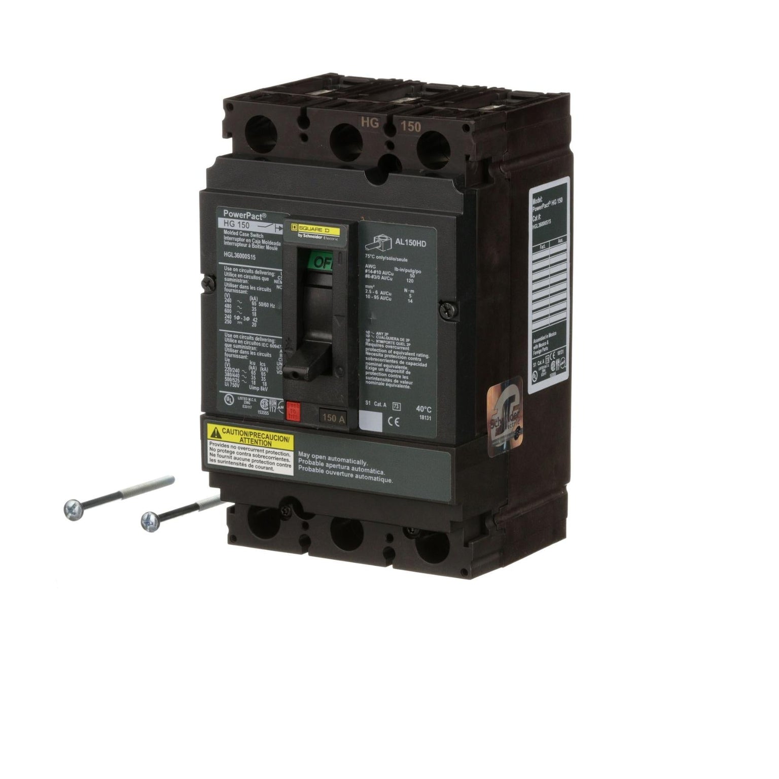HGL36000S15 - Square D - Molded Case Circuit Breakers