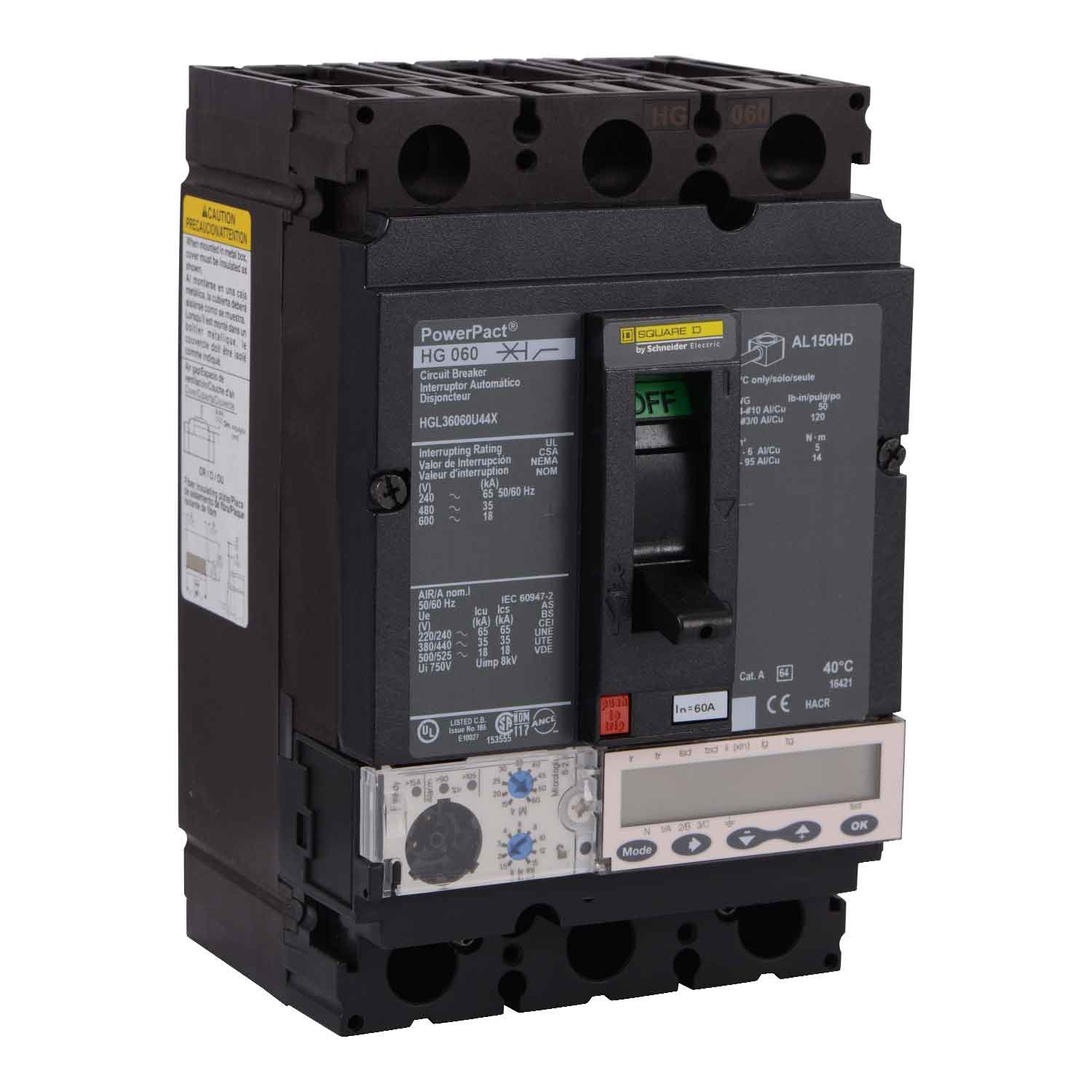 HGL36060U44X - Square D - Molded Case Circuit Breakers