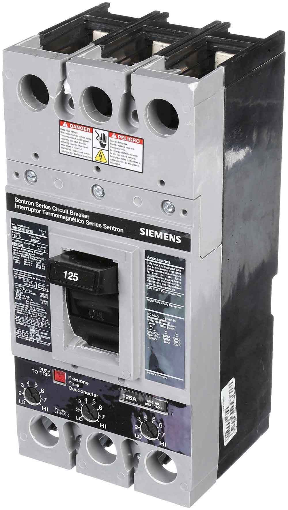 HHFXD63B125 - Siemens - Molded Case