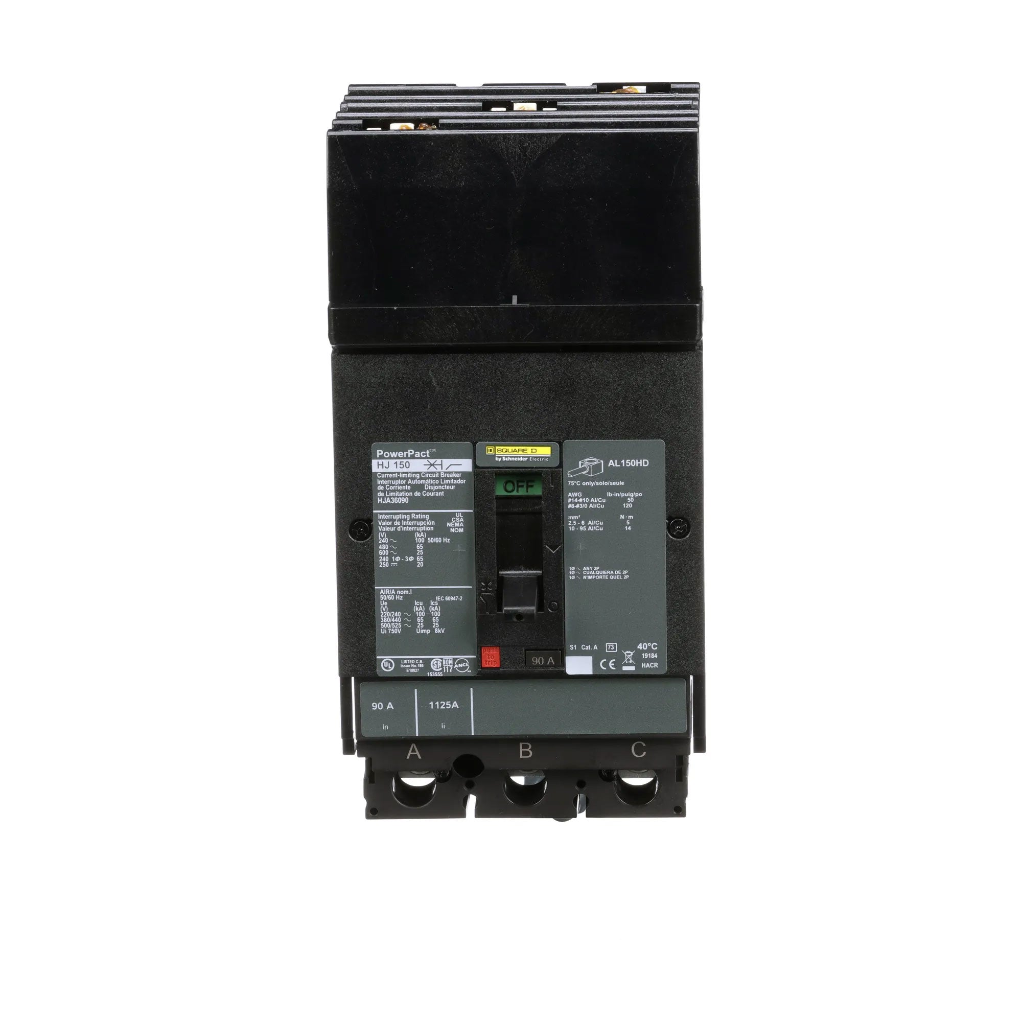 HJA36090 - Square D - Molded Case Circuit Breaker – SimplyBreakers.com