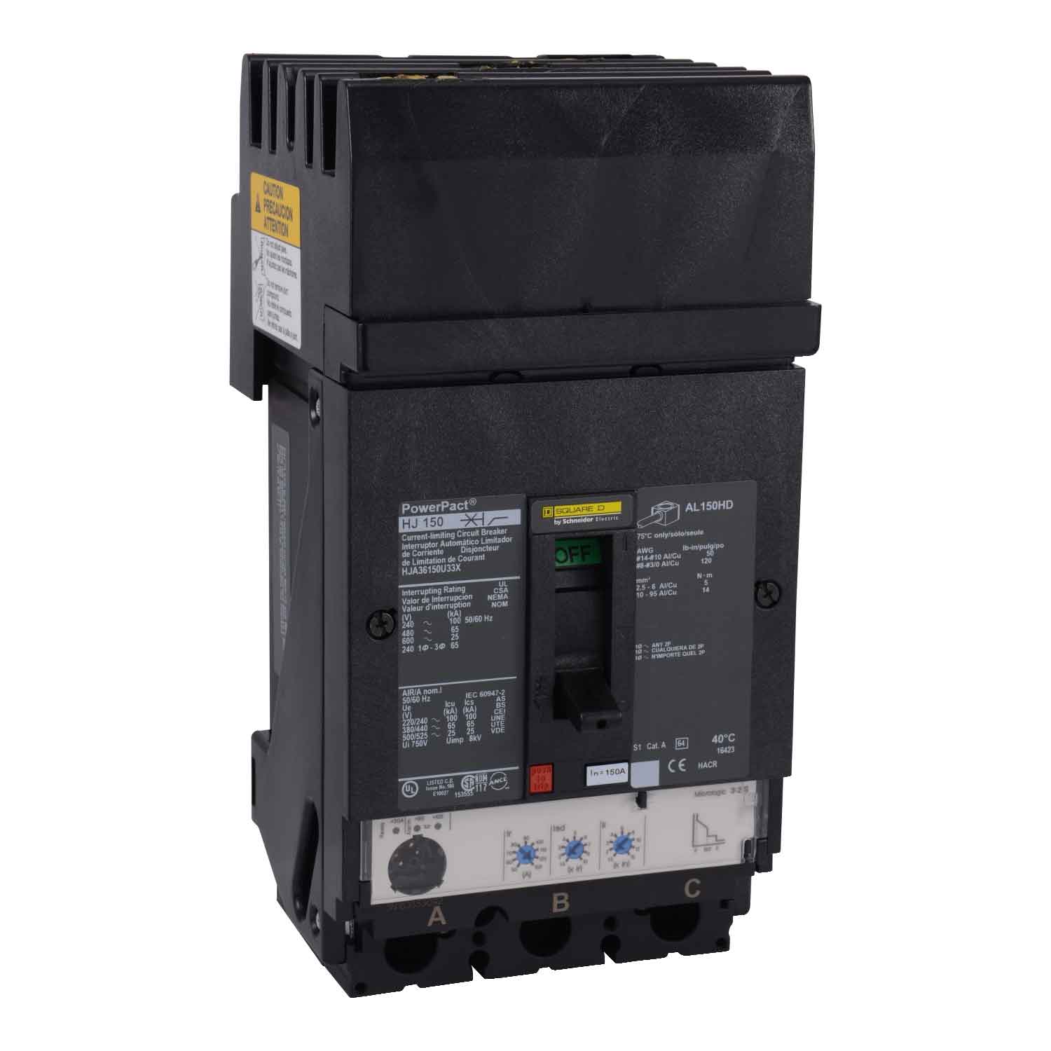 HJA36150U33X - Square D - Molded Case Circuit Breakers