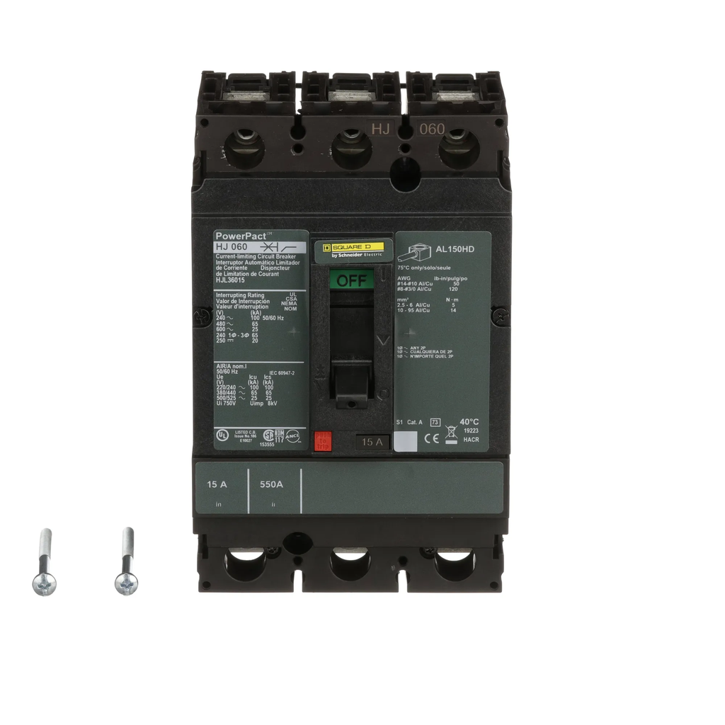 HJL36015 - Square D - Molded Case Circuit Breaker – SimplyBreakers.com