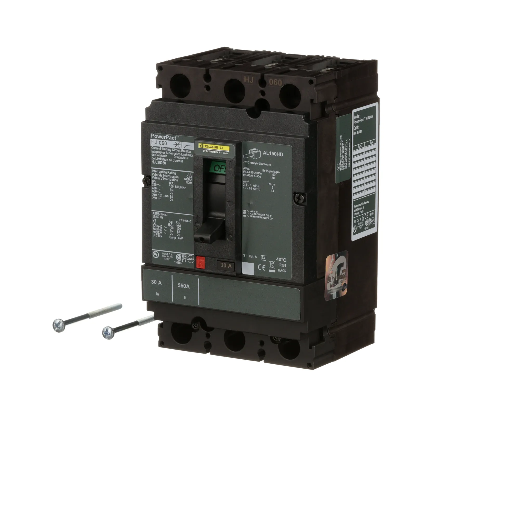 HJL36030 - Square D - Molded Case Circuit Breaker – SimplyBreakers.com HJL36030 - Square D - Molded Case Circuit Breaker – SimplyBreakers.com
