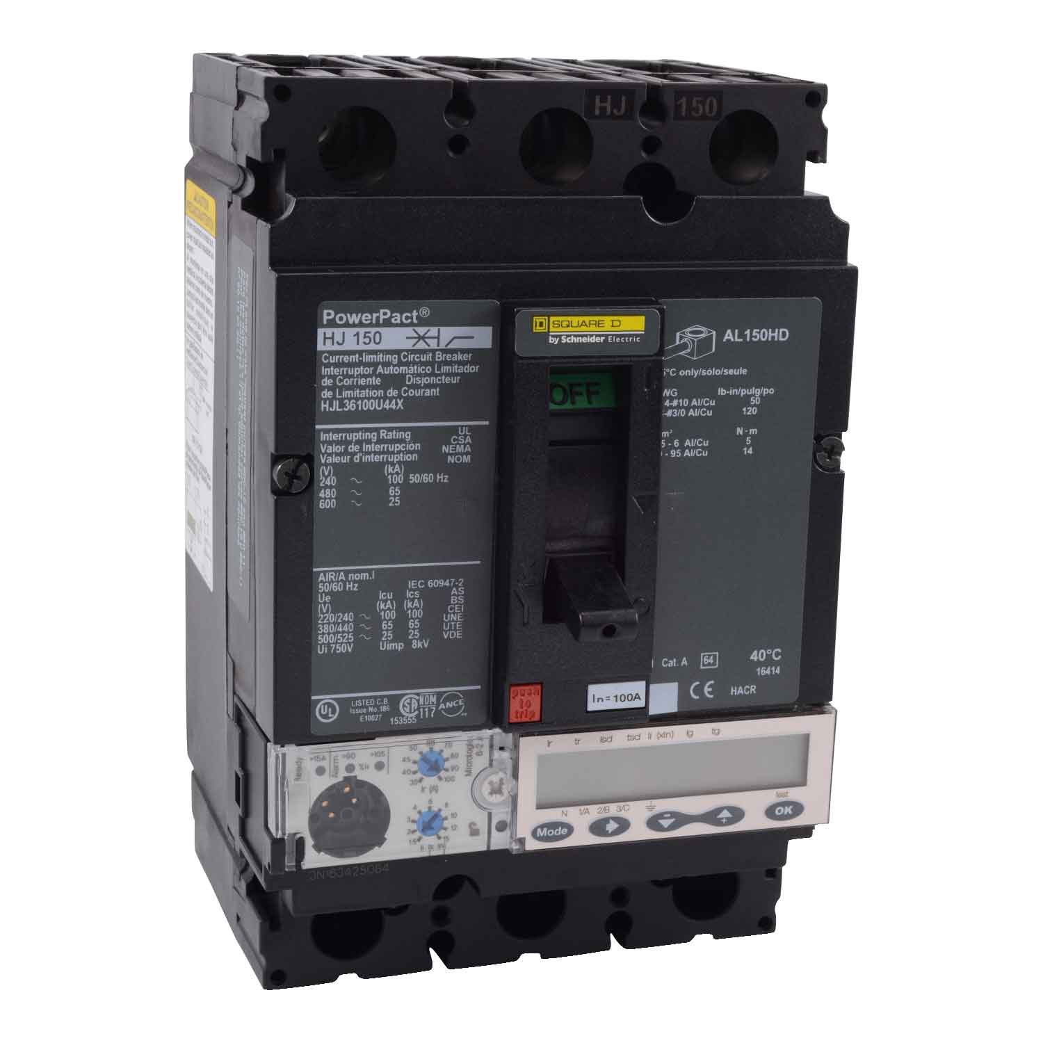 HJL36100U44X - Square D - Molded Case Circuit Breakers