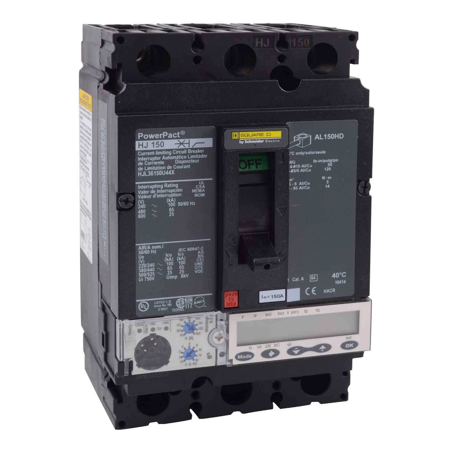 HJL36150U44X - Square D - Molded Case Circuit Breakers