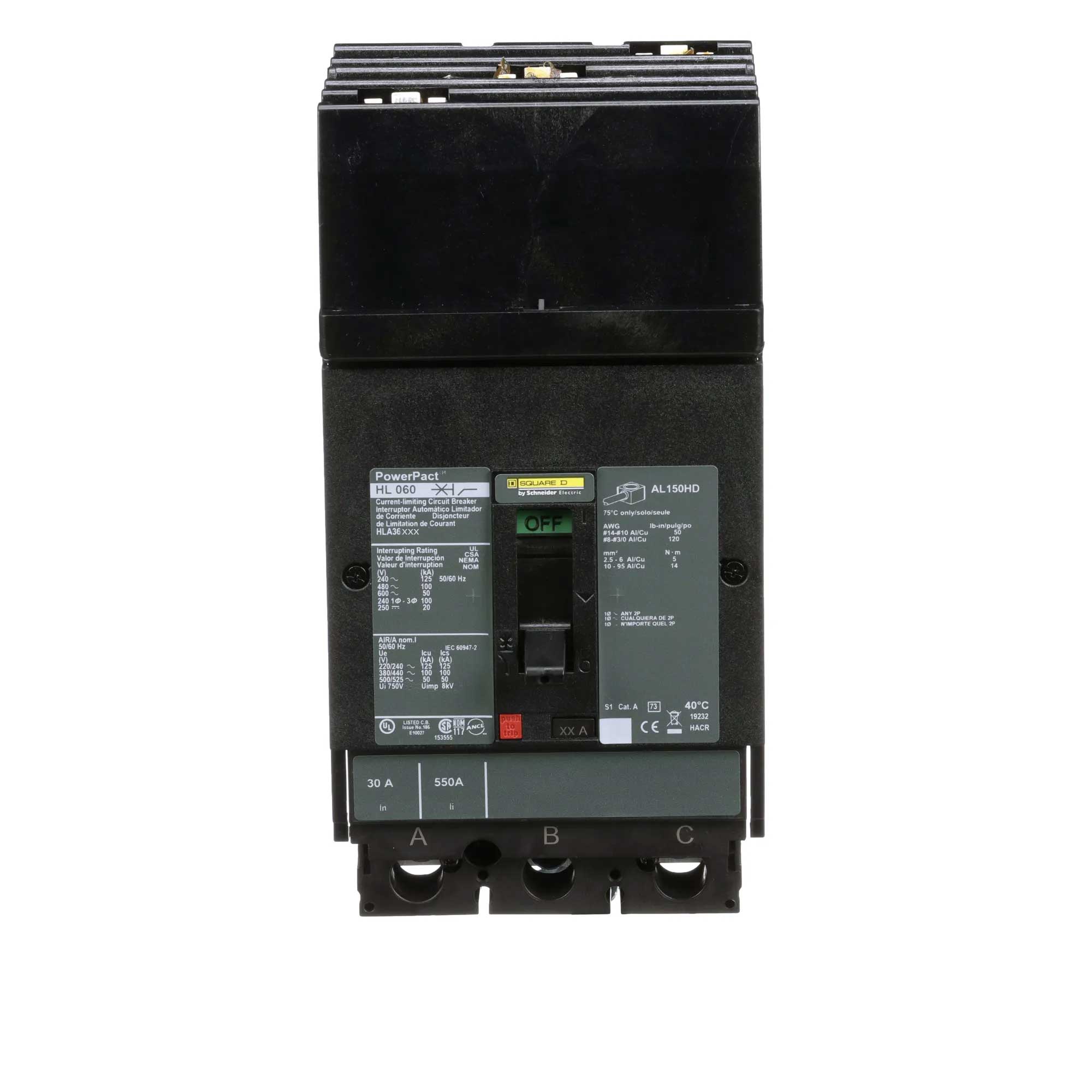 HLA36150 - Square D - Molded Case Circuit Breaker – SimplyBreakers.com