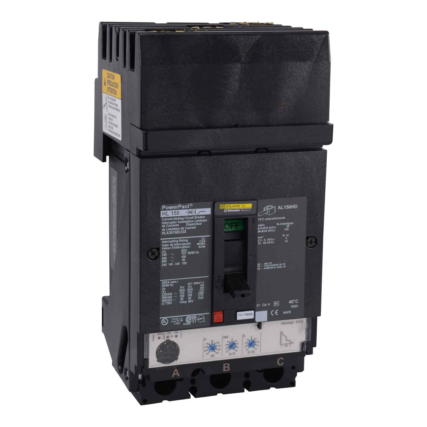 HLA36150U43X - Square D - Molded Case Circuit Breakers