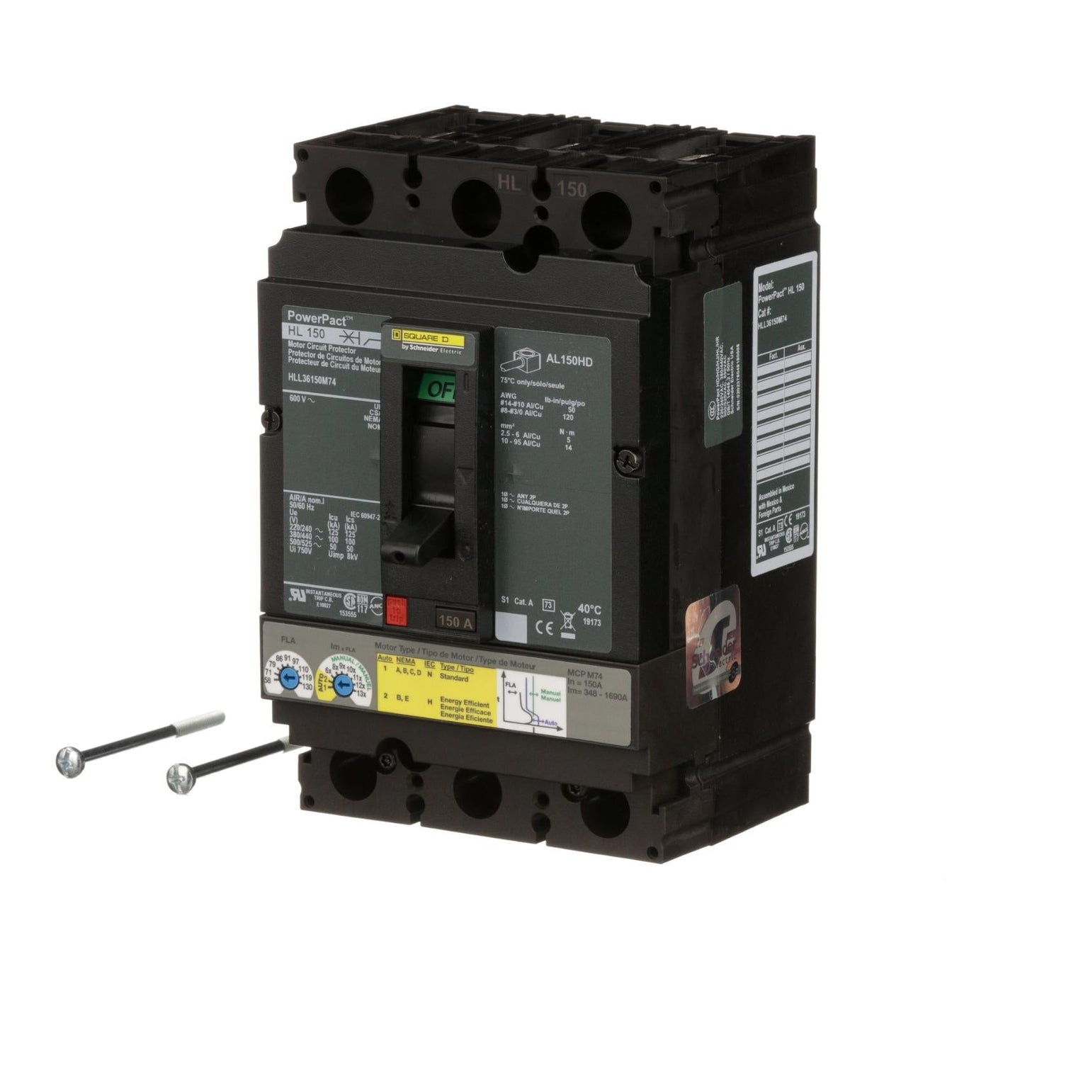 HLL36150M74 - Square D - Molded Case Circuit Breakers