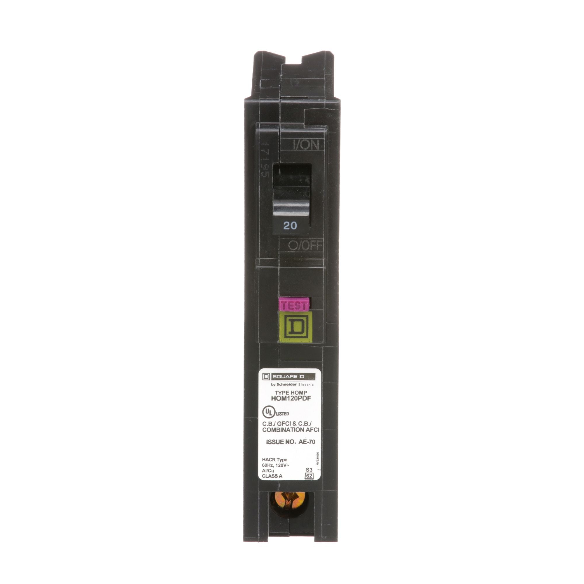 HOM120PAFGF - HomeLine 20 Amp Dual Function Circuit Breaker ...