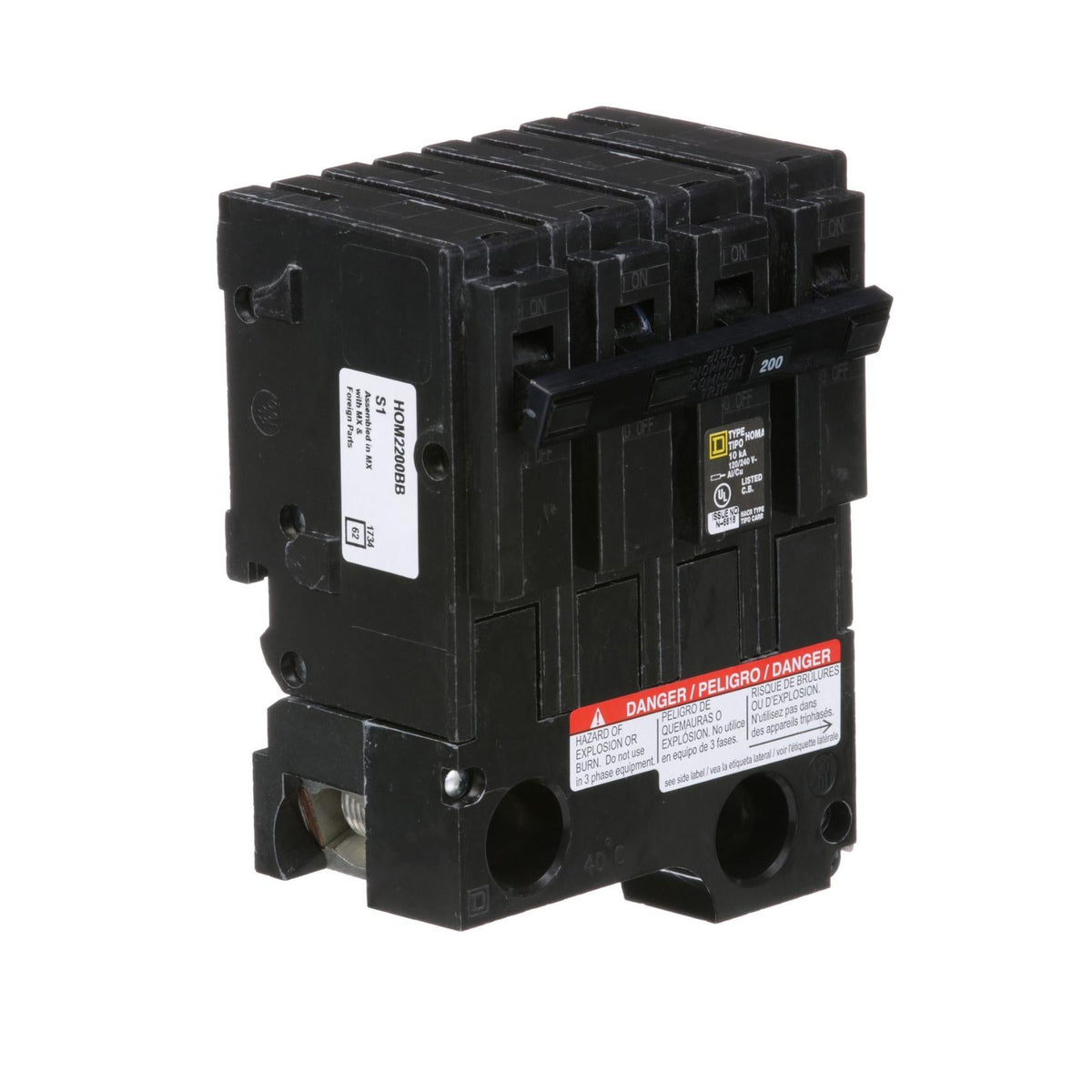 HOM2200BB - Square D - Molded Case Circuit Breakers – SimplyBreakers.com