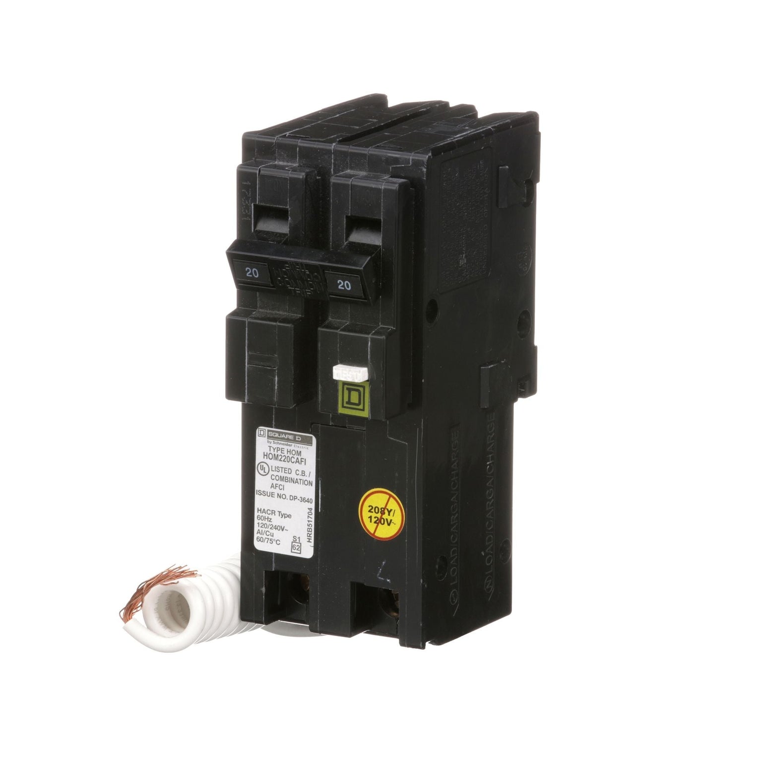 HOM220CAFI - HomeLine 20 Amp Arc Fault Circuit Breaker