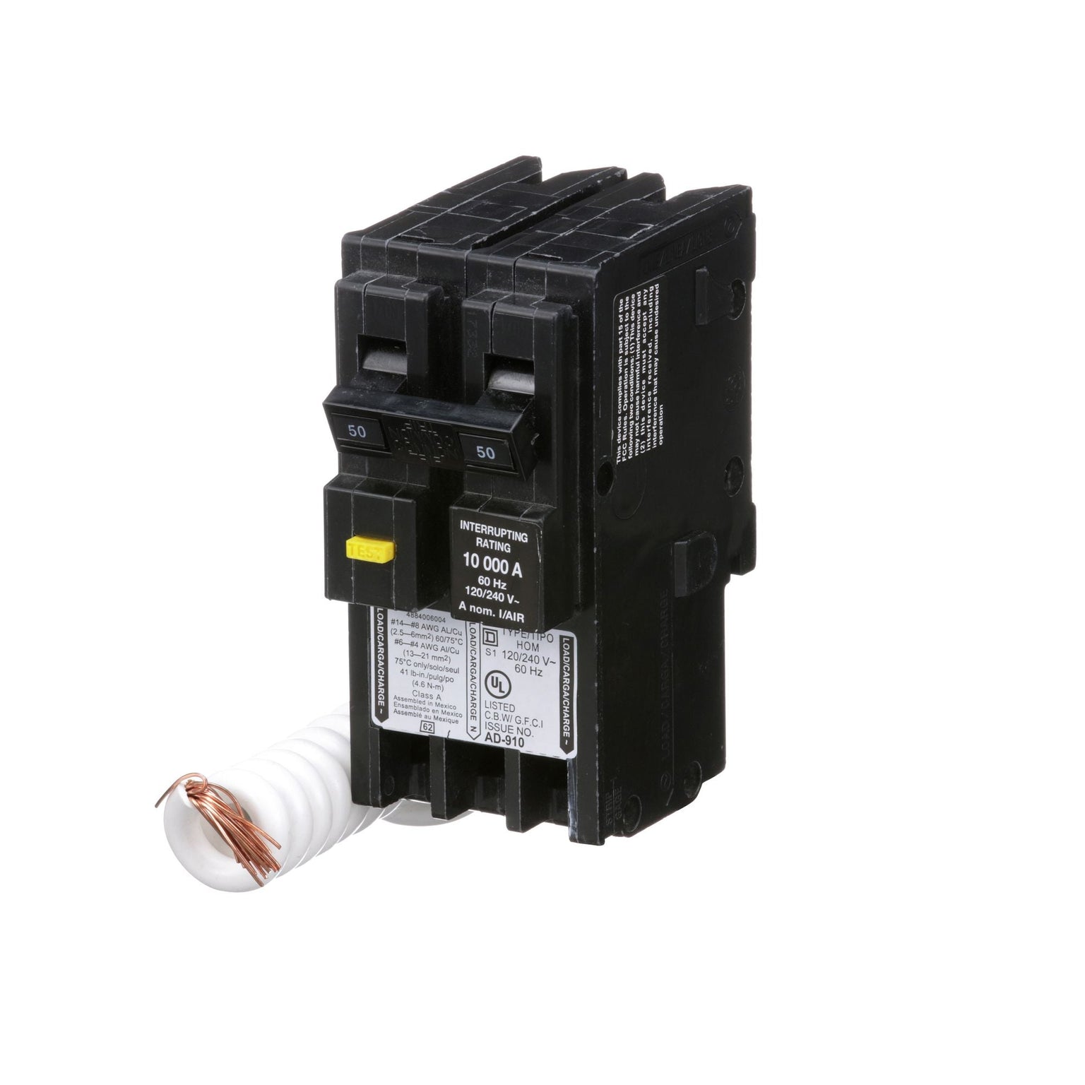 HOM250GFICP - Square D Homeline - GFCI Circuit Breaker