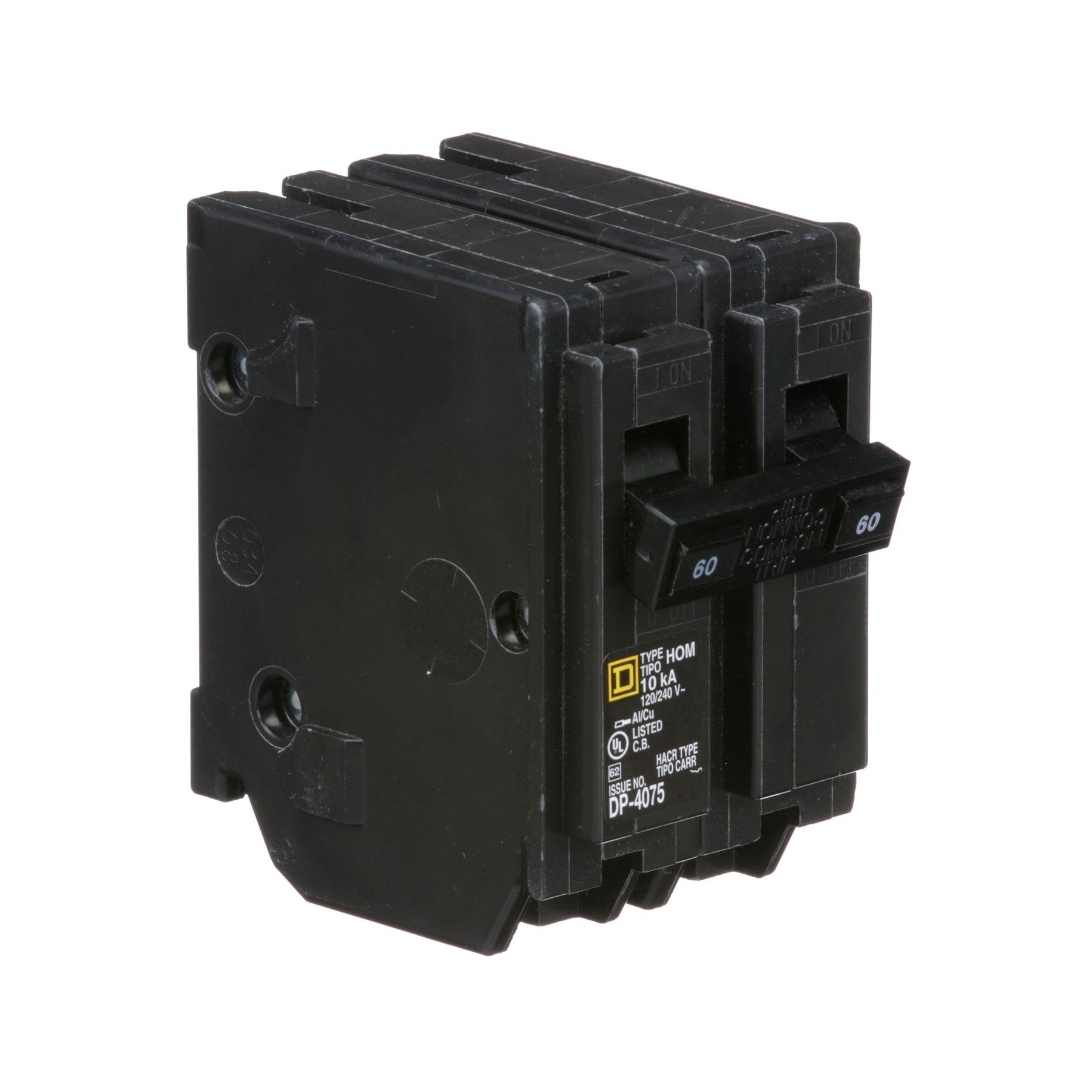 Square D Homeline HOM260CP 60-Amp 2-Pole Circuit Breaker – Plug In – USA