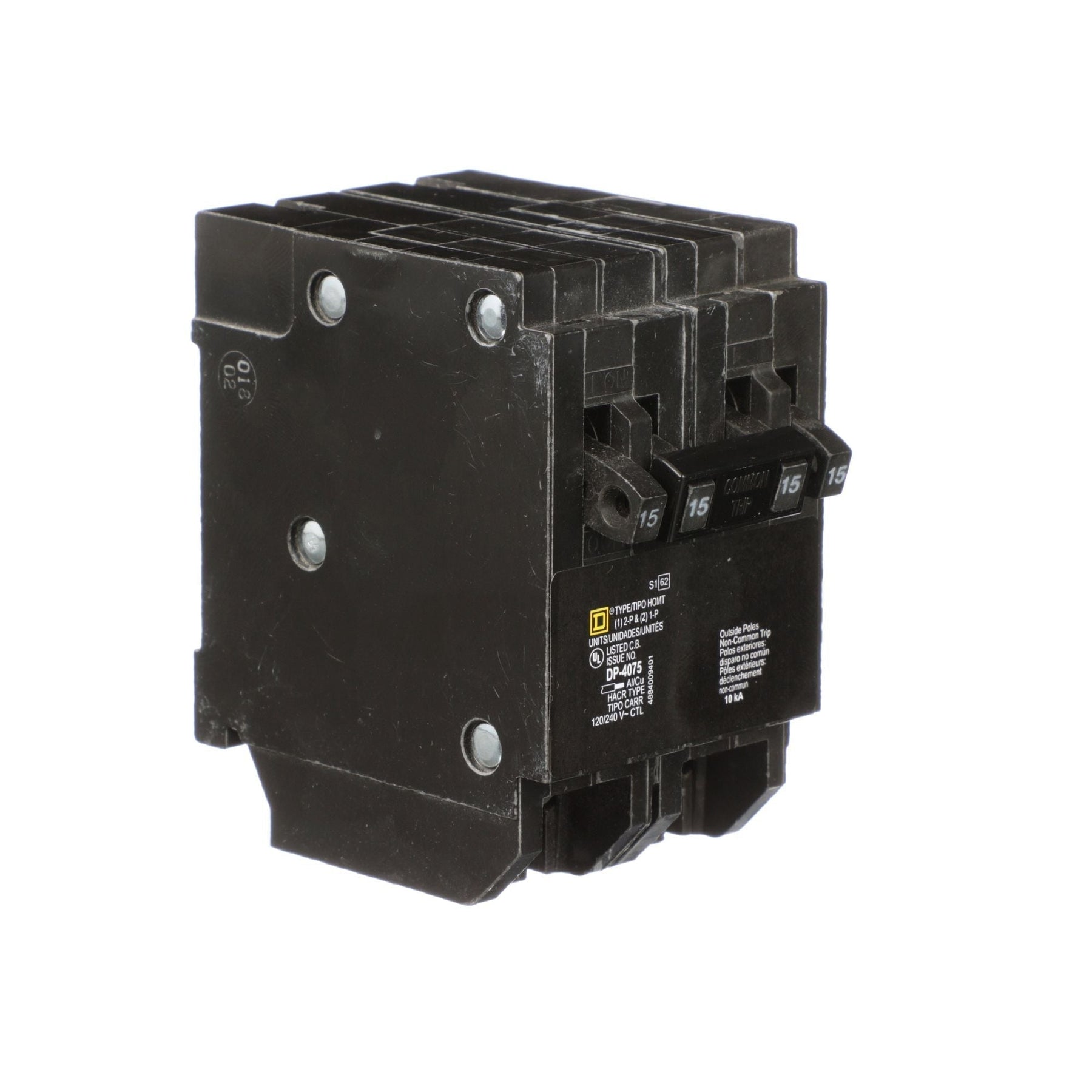 Square D - HOMT1515CP Homeline 2-15 Amp Single-Pole Tandem Circuit Breaker Square D - HOMT1515CP Homeline 2-15 Amp Single-Pole Tandem Circuit Breaker