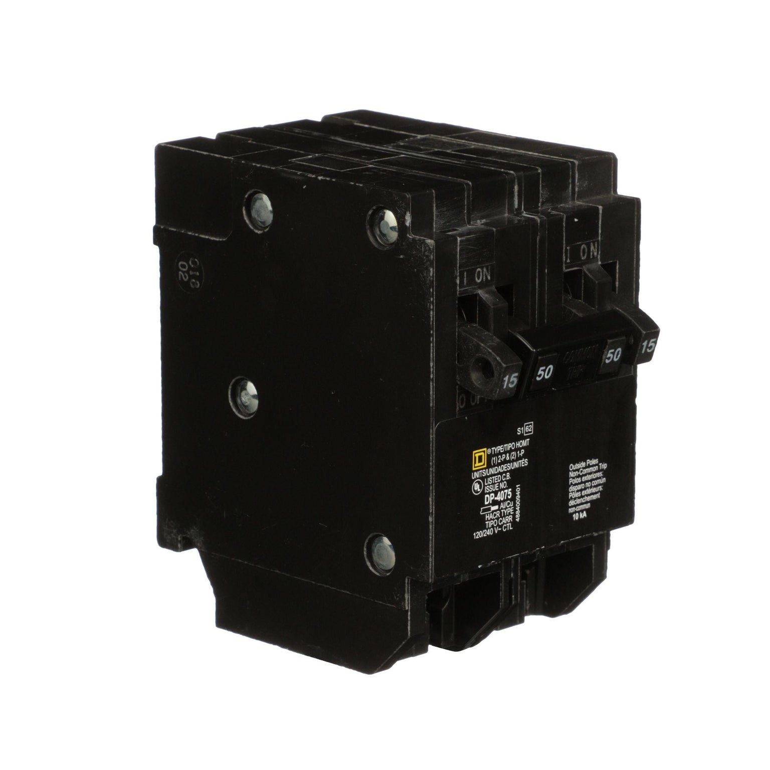 HOMT1515250 - Square D Homeline - Quad Circuit Breaker
