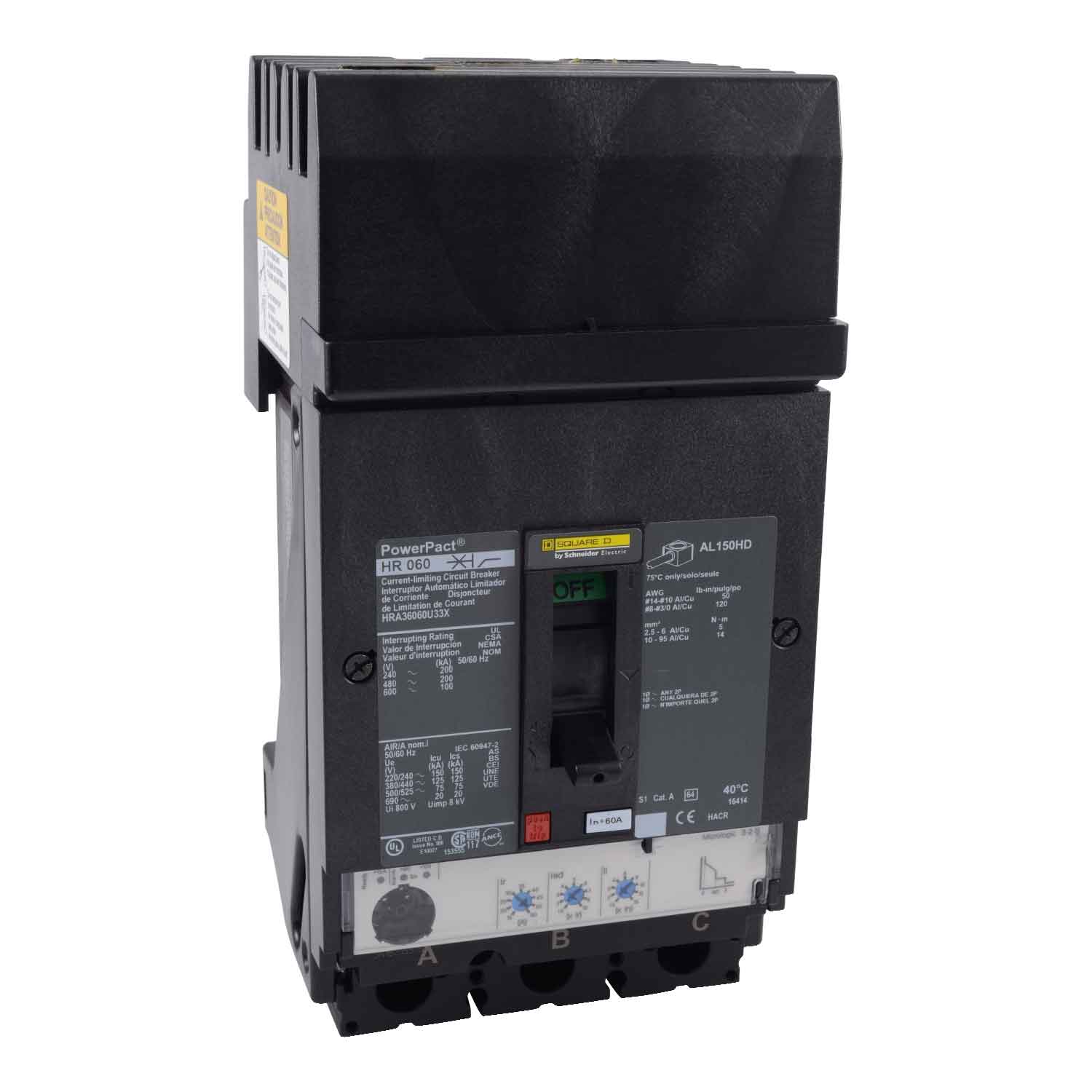 HRA36060U33X - Square D - Molded Case Circuit Breakers