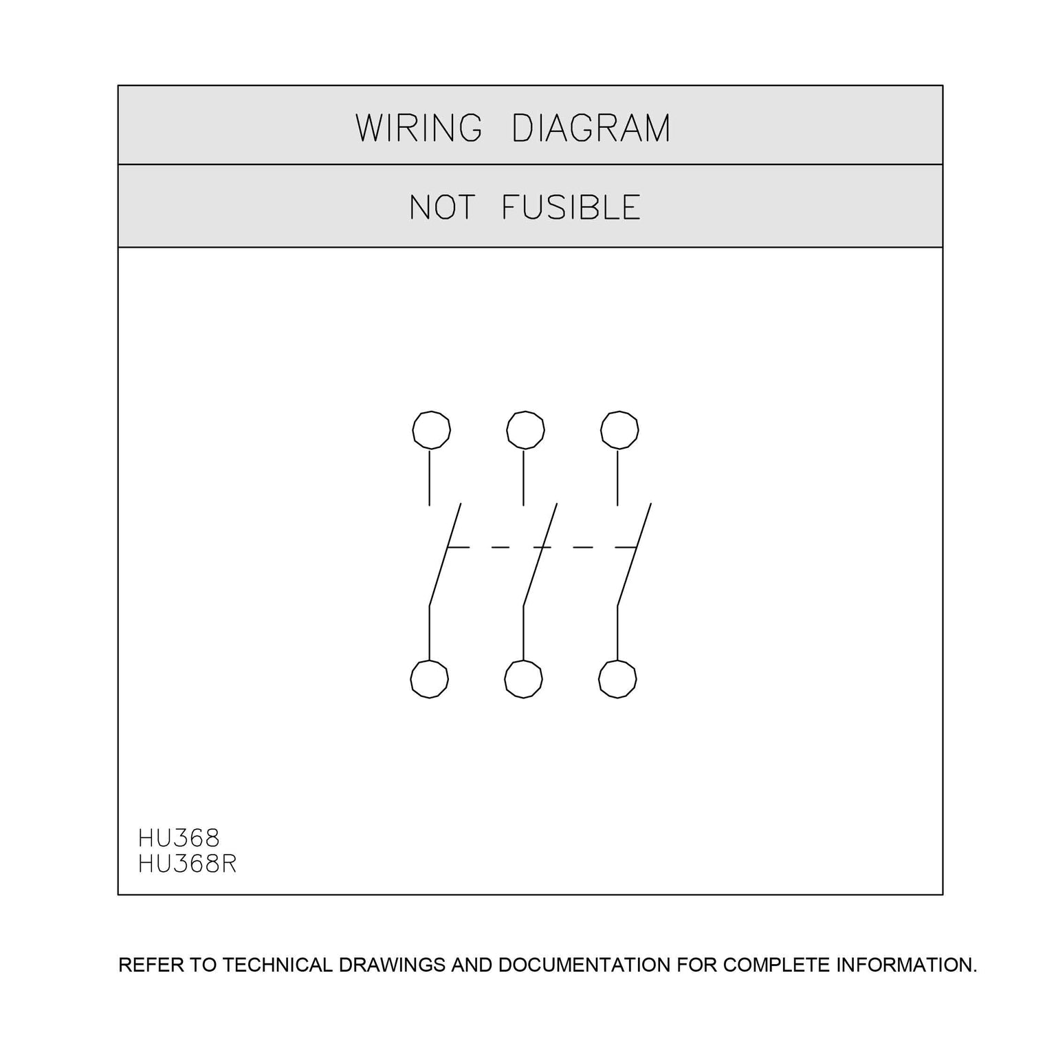 HU368 - Square D - Disconnect and Safety Switch