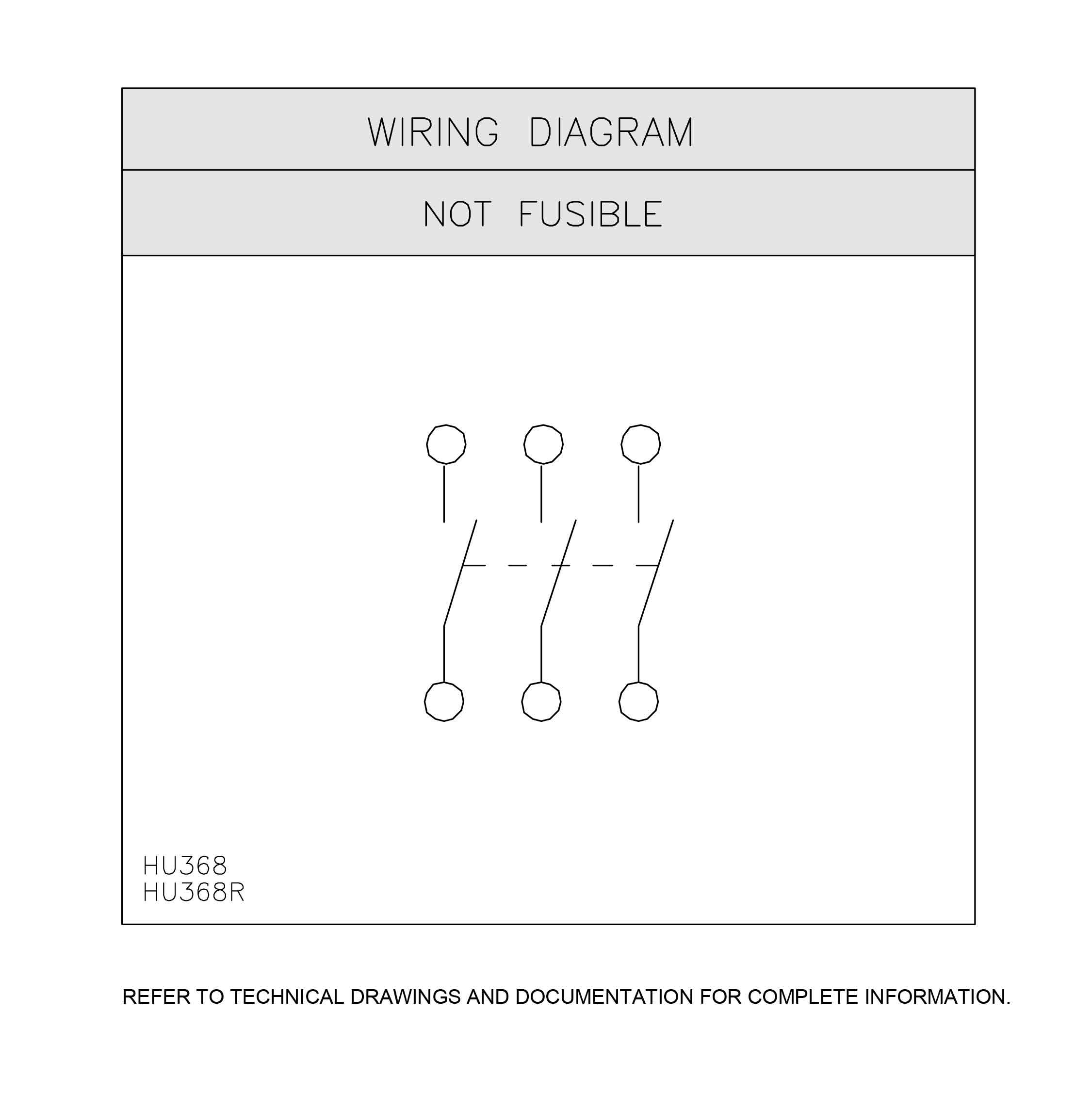 HU368R - Square D - Disconnect and Safety Switch – SimplyBreakers.com