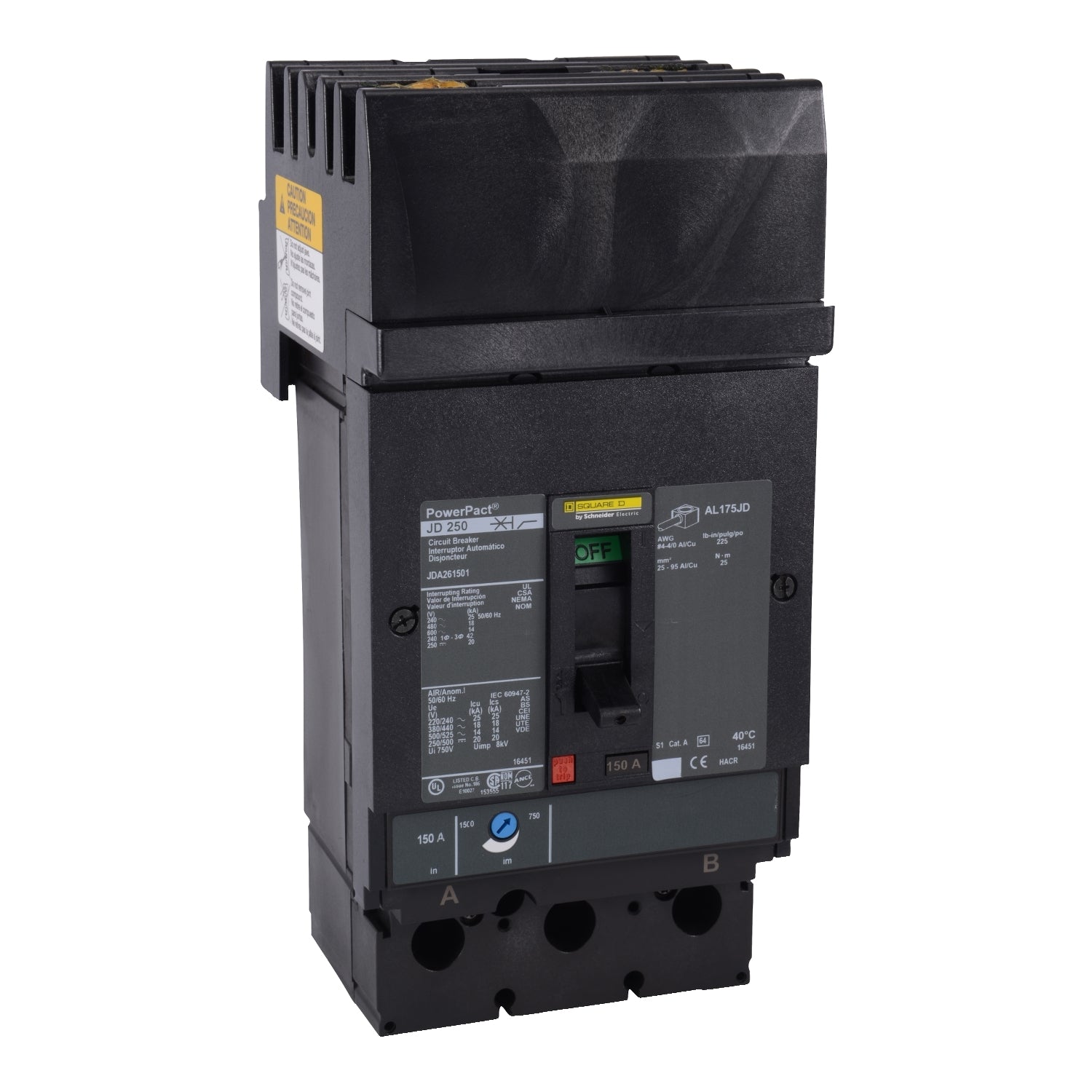 JDA262255 - Square D - Molded Case Circuit Breakers