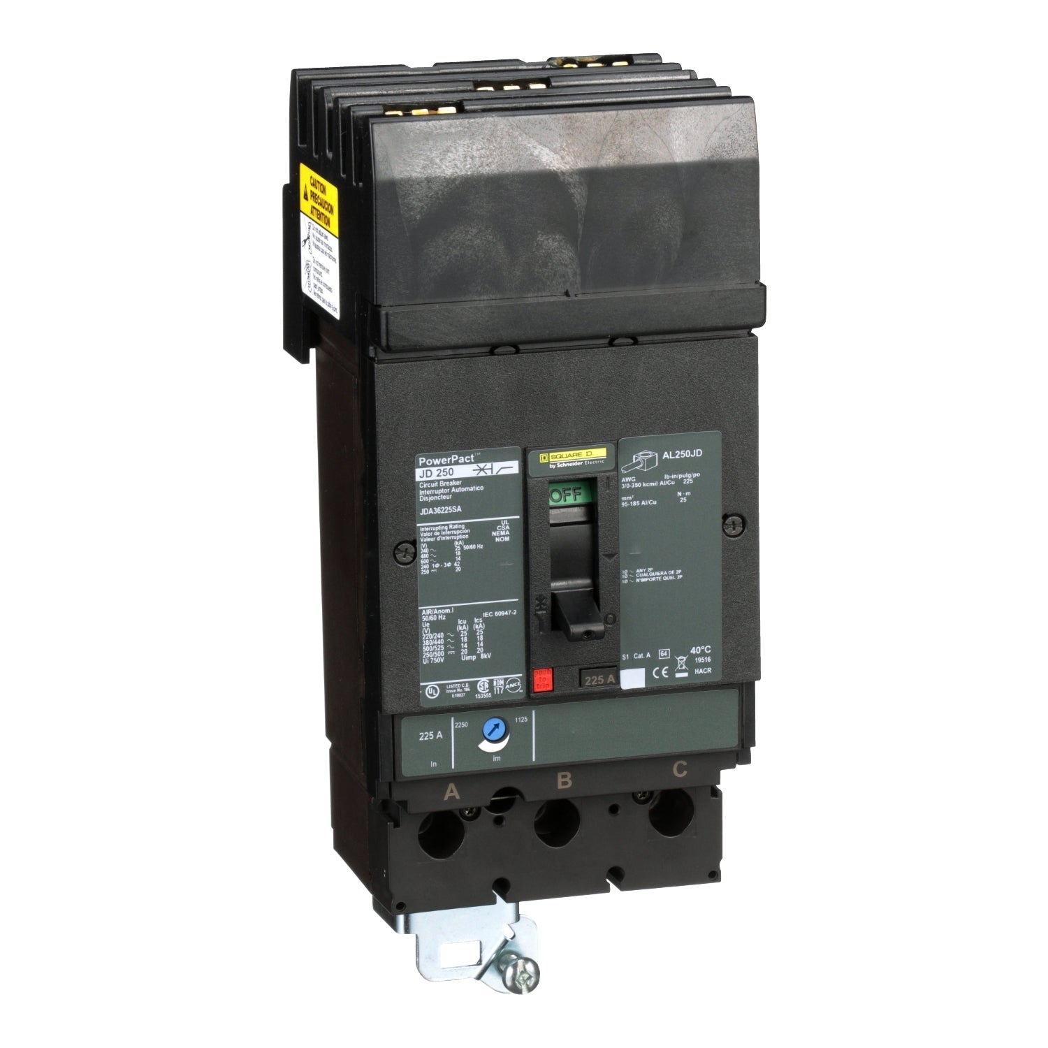 JDA36225SA - Square D - Molded Case Circuit Breakers