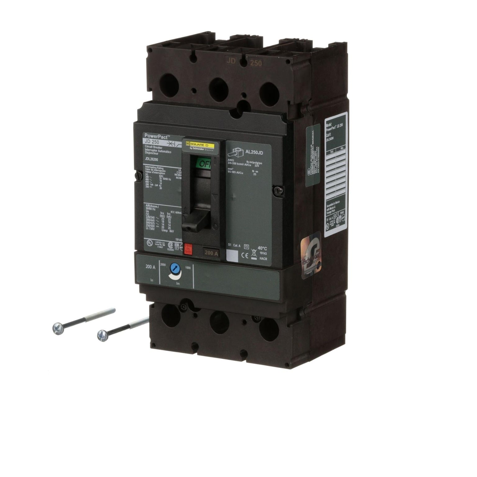 JDL26200 - Square D - Molded Case Circuit Breakers