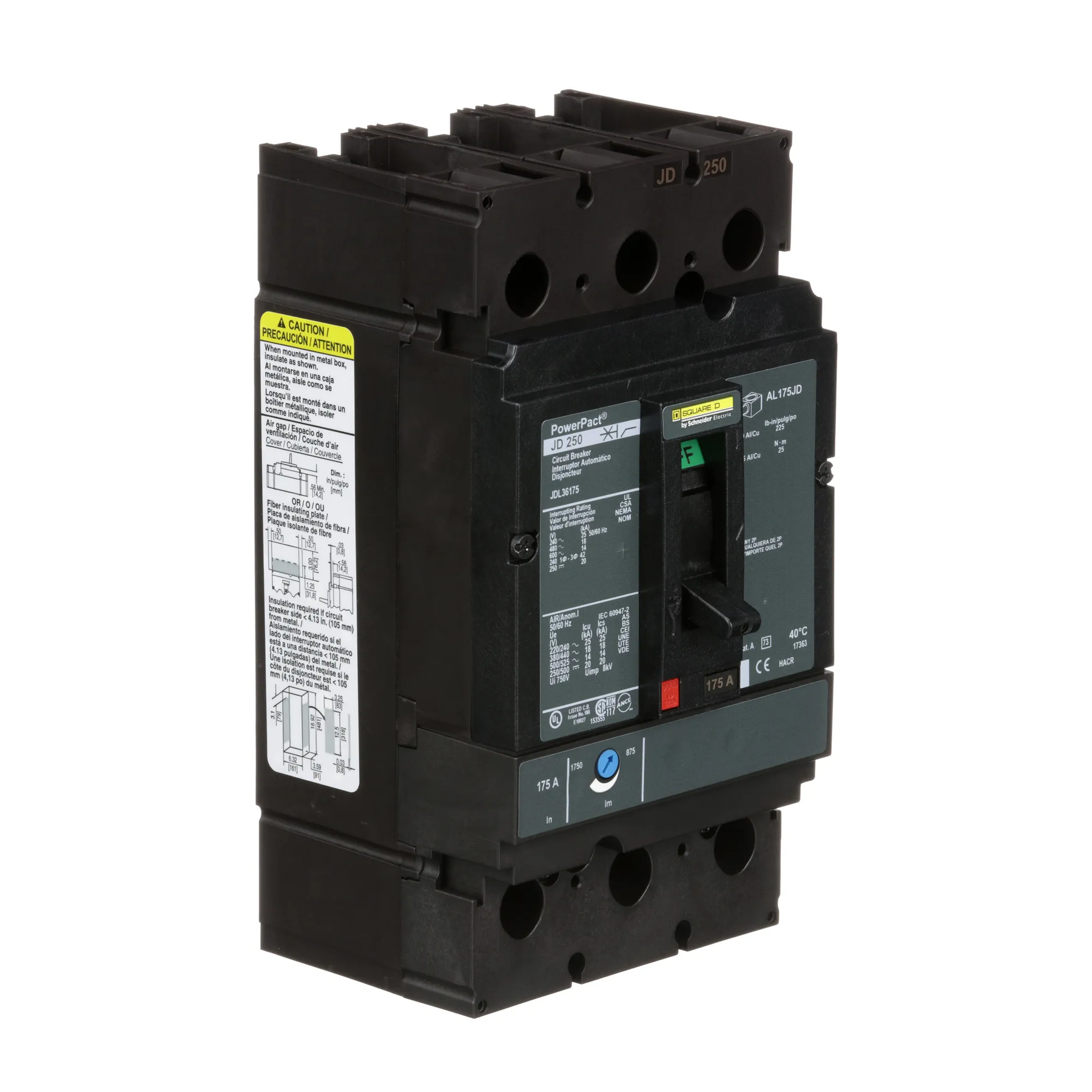 JDL36175 - Square D - Molded Case Circuit Breaker – SimplyBreakers.com JDL36175 - Square D - Molded Case Circuit Breaker – SimplyBreakers.com