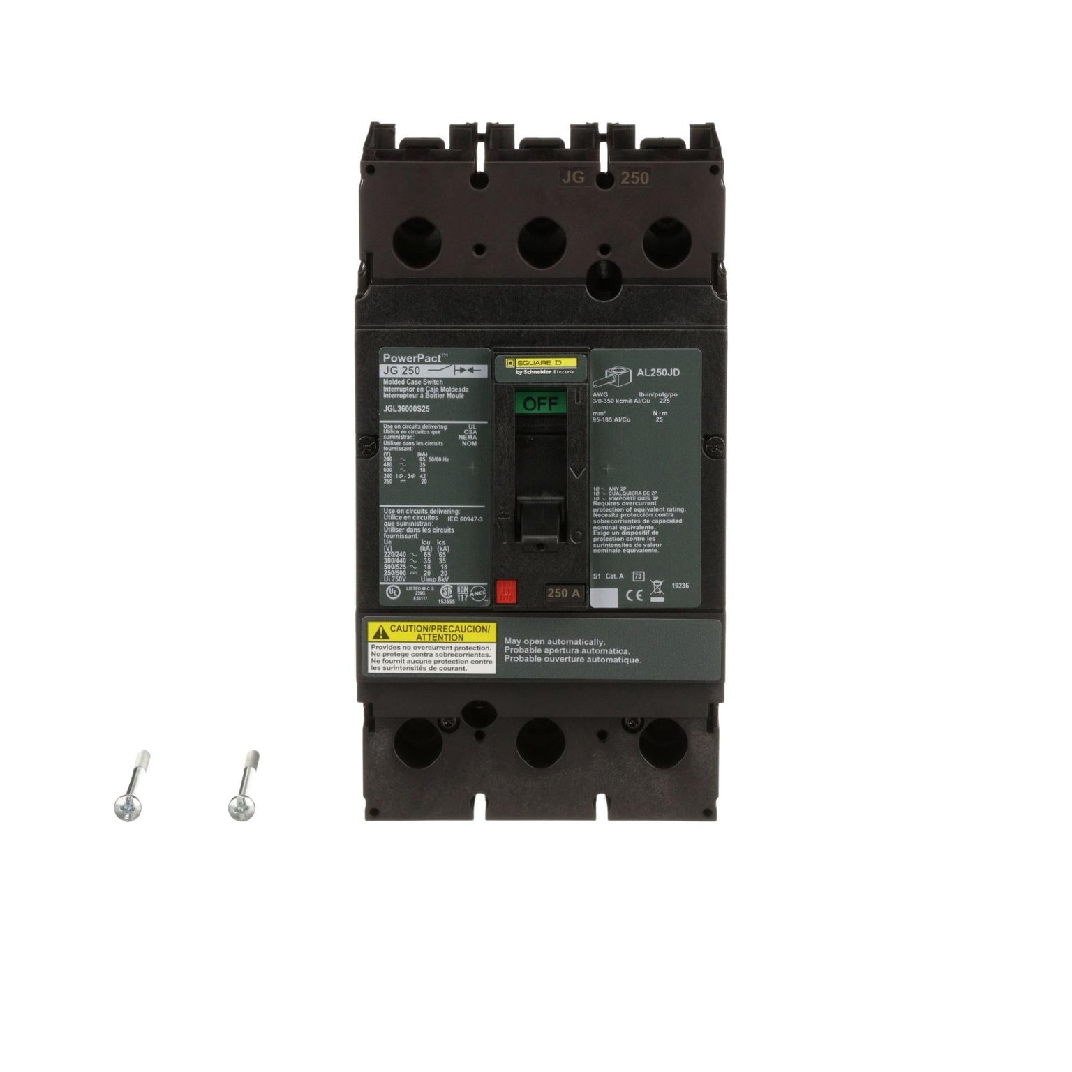 JGL36000S25 - Square D - Molded Case Circuit Breakers