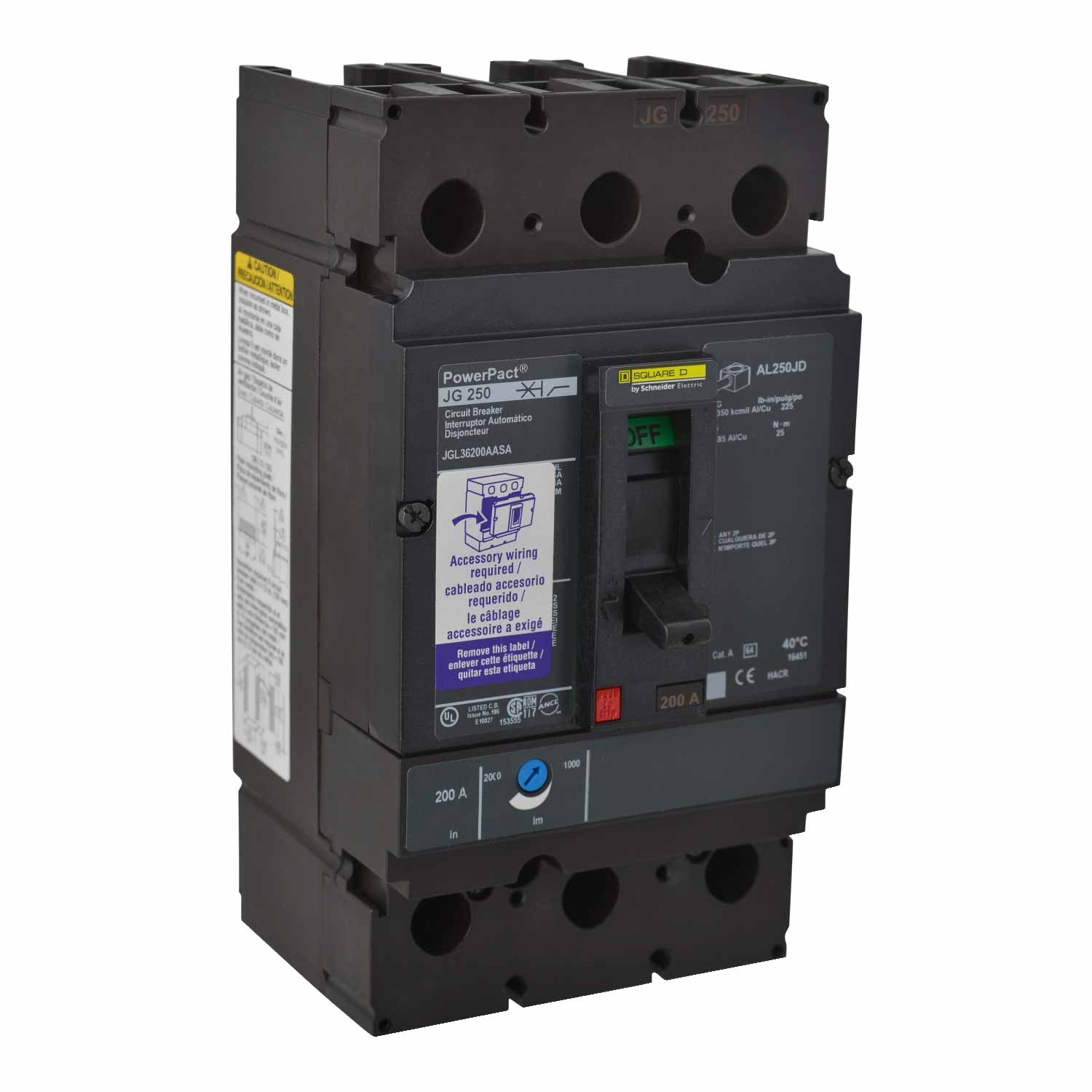 JGL36200AASA - Square D - Molded Case Circuit Breaker