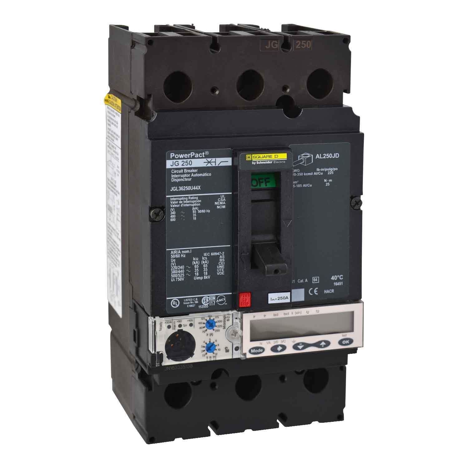 JGL36250U44X - Square D - Molded Case Circuit Breakers