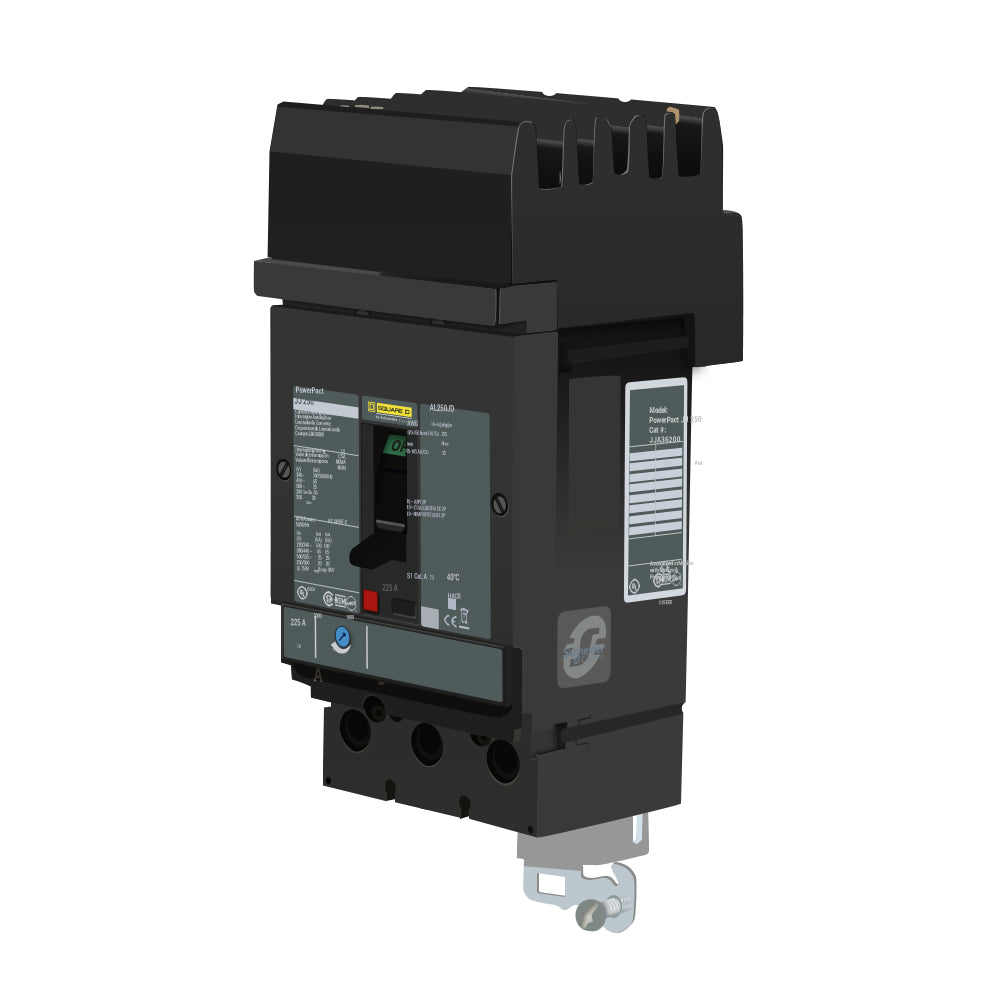 Square D JJA36225 I-Line Circuit Breaker – 225 Amp, 3 Pole, 65kA Interrupt Rating