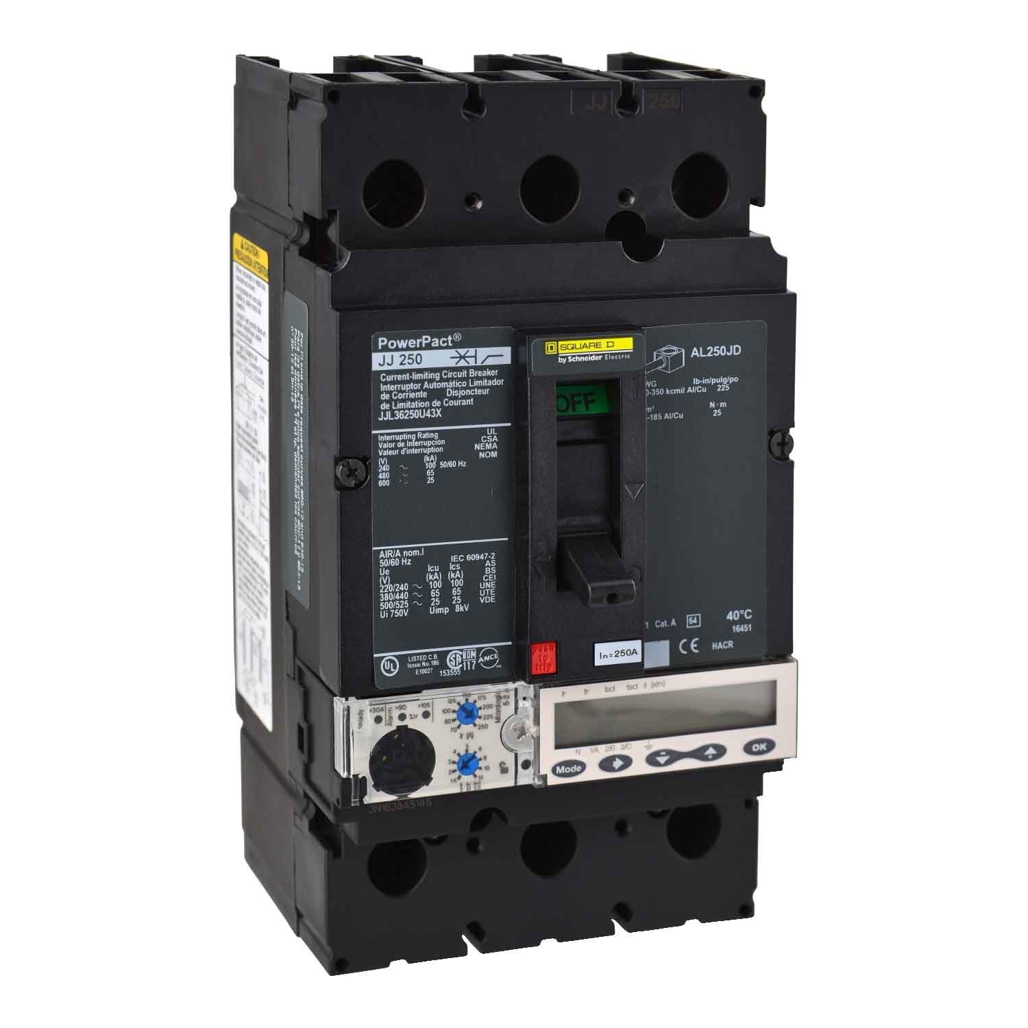 JJL36250U43X - Square D - Molded Case Circuit Breakers