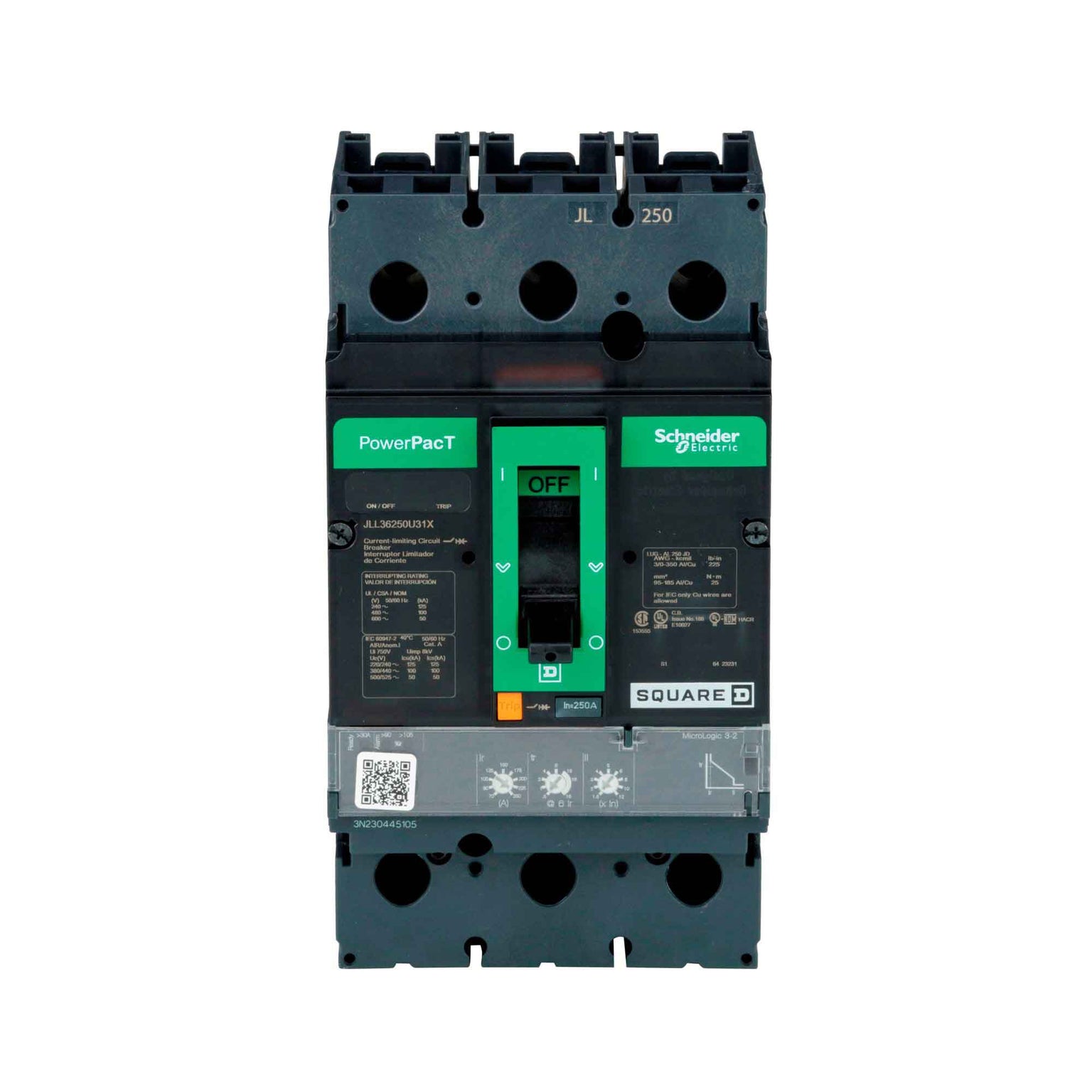 JLL36250U31X - Square D - Molded Case
 Circuit Breakers