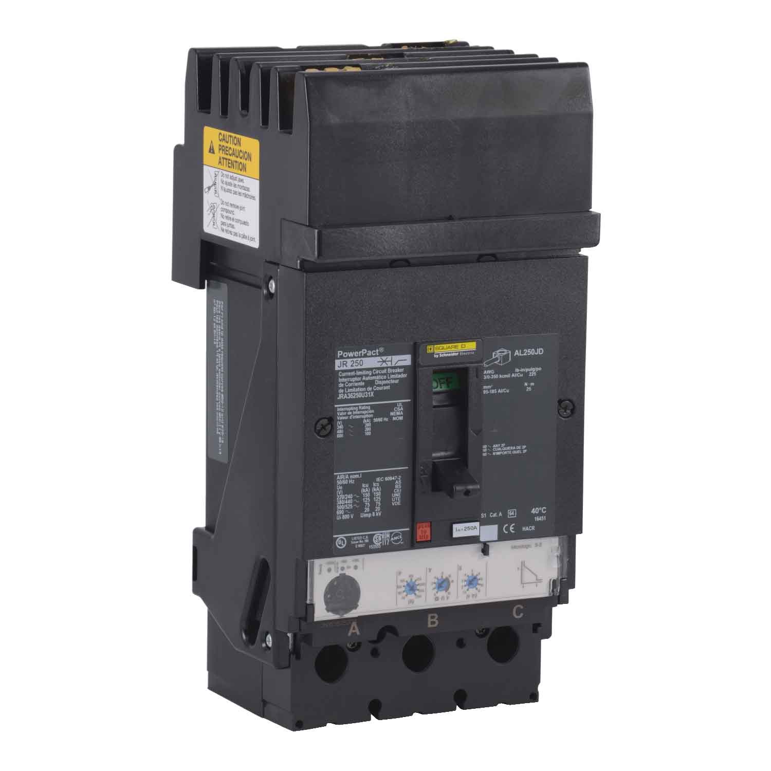 JRA36250U31X - Square D - Molded Case Circuit Breakers