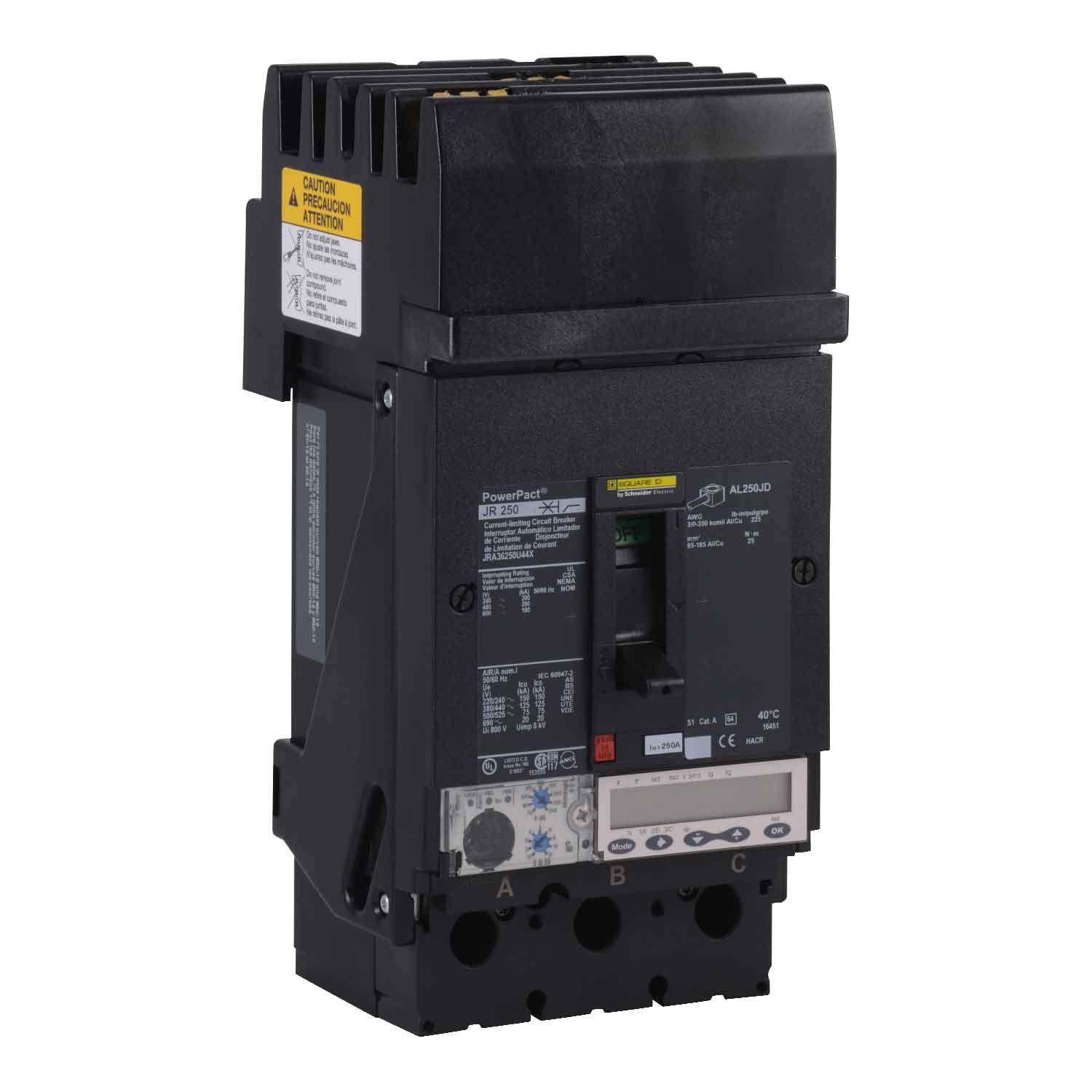 JRA36250U43X - Square D - Molded Case Circuit Breakers