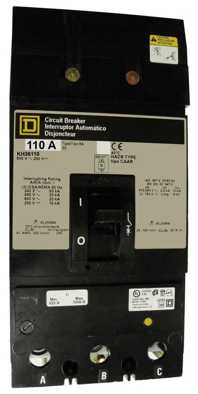 KH36110 - Square D - Molded Case Circuit Breakers
