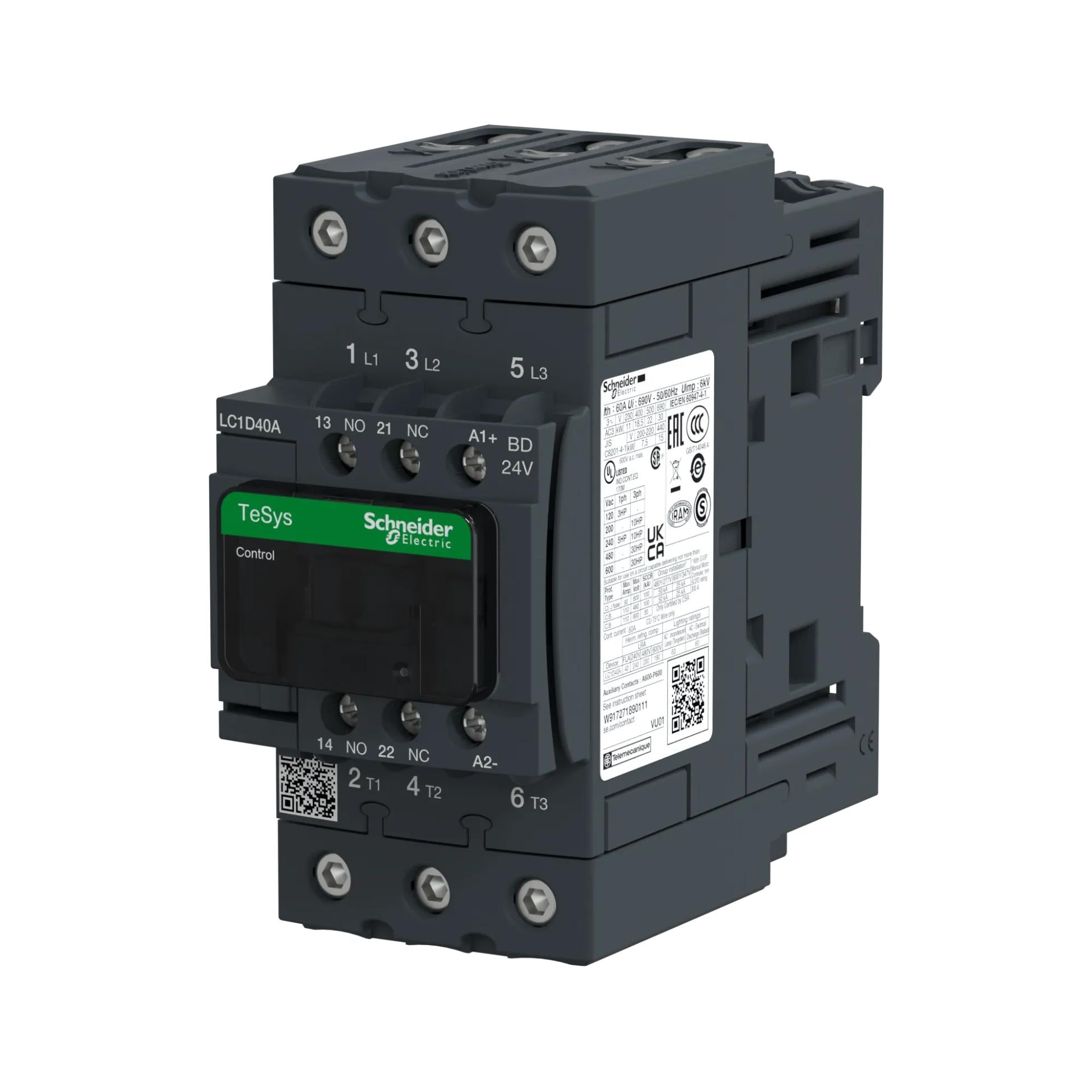 LC1D40ABD - Square D - Contactor – SimplyBreakers.com