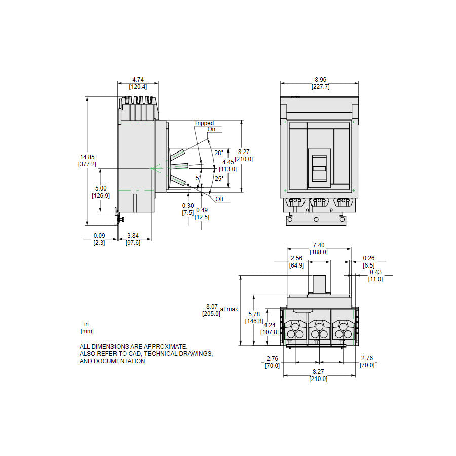 MJA36350 - Square D - Molded Case Circuit Breaker