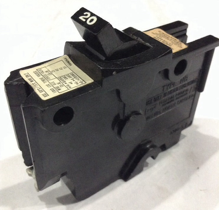 NB111020 - Federal Pacific 20 Amp Molded Case Circuit Breaker