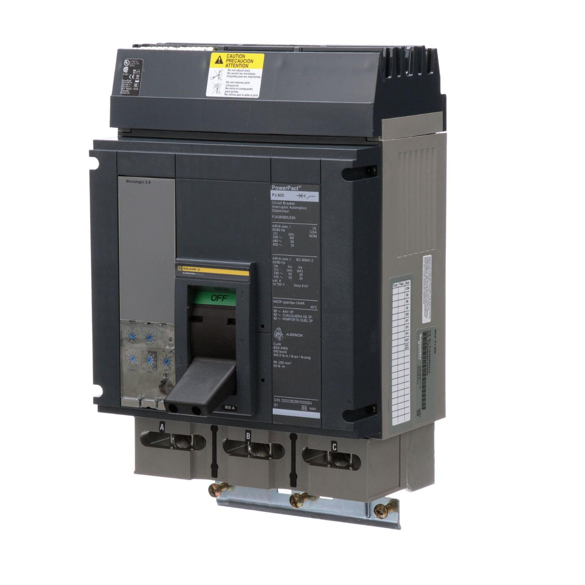 PJA36080U33A - Square D - Molded Case Circuit Breakers