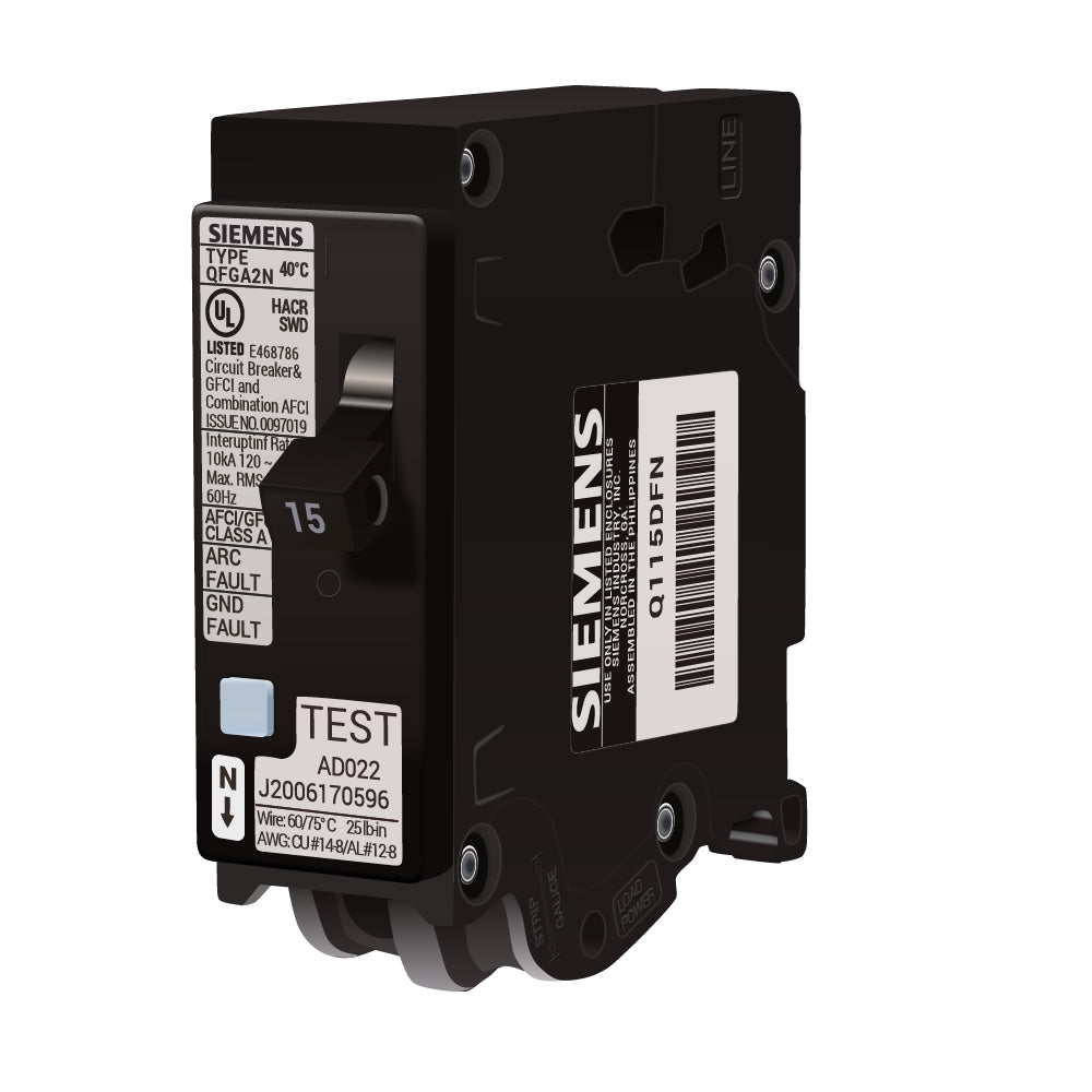 Q115DFN - Siemens - Dual Function Circuit Breaker – SimplyBreakers.com