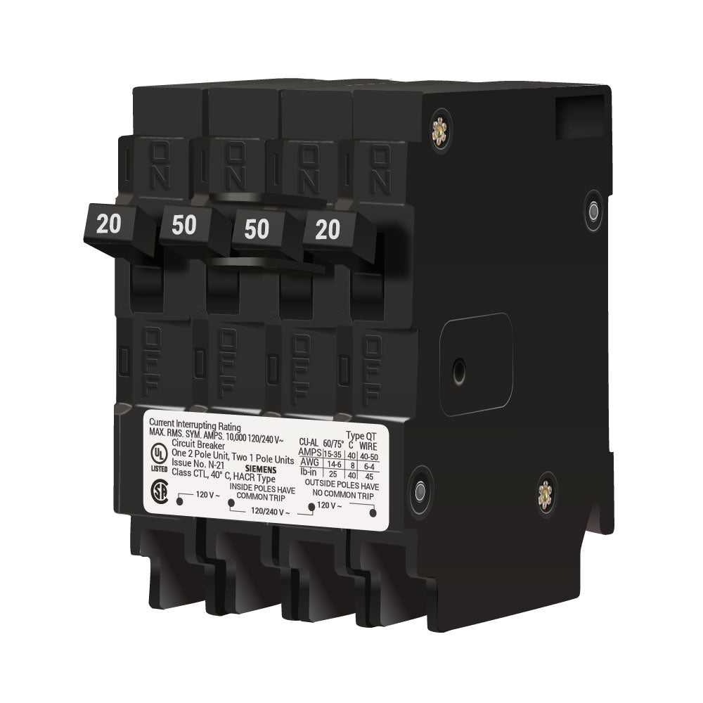 Q22050CT - Siemens - 50 Amp Molded Case Circuit Breaker