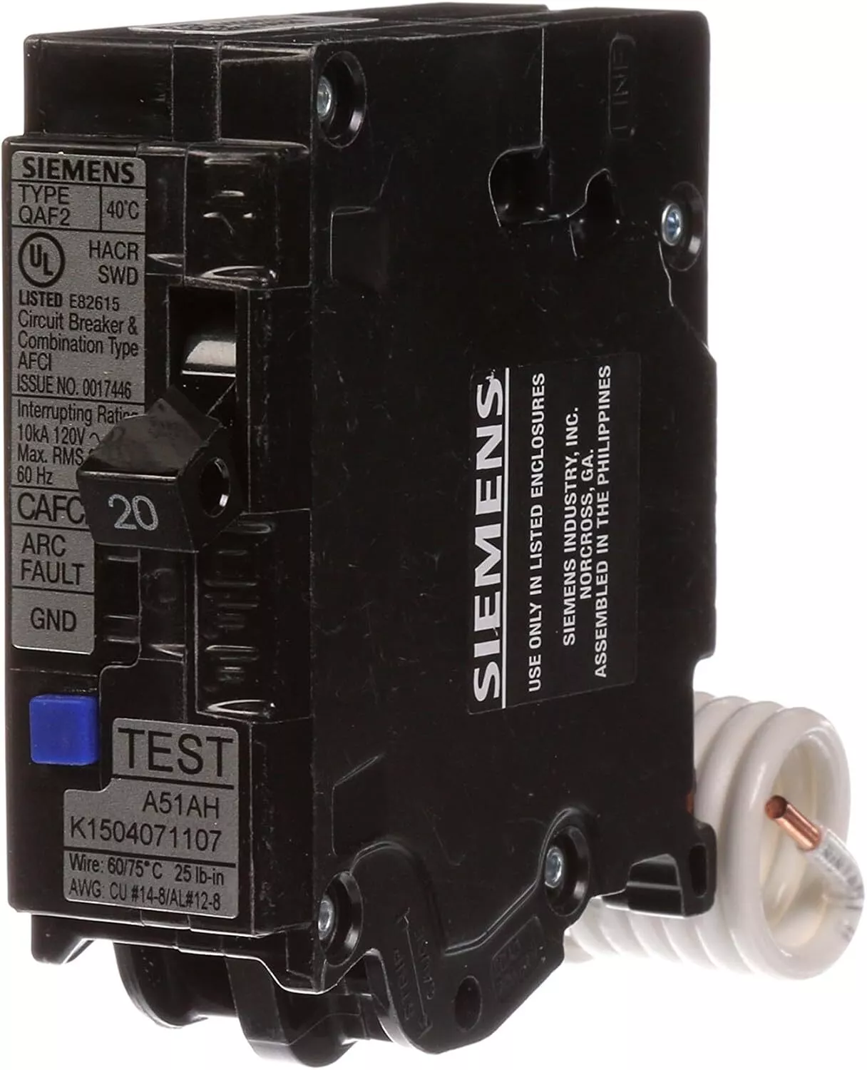 QA120AFCP - Siemens - Molded Case Circuit Breakers