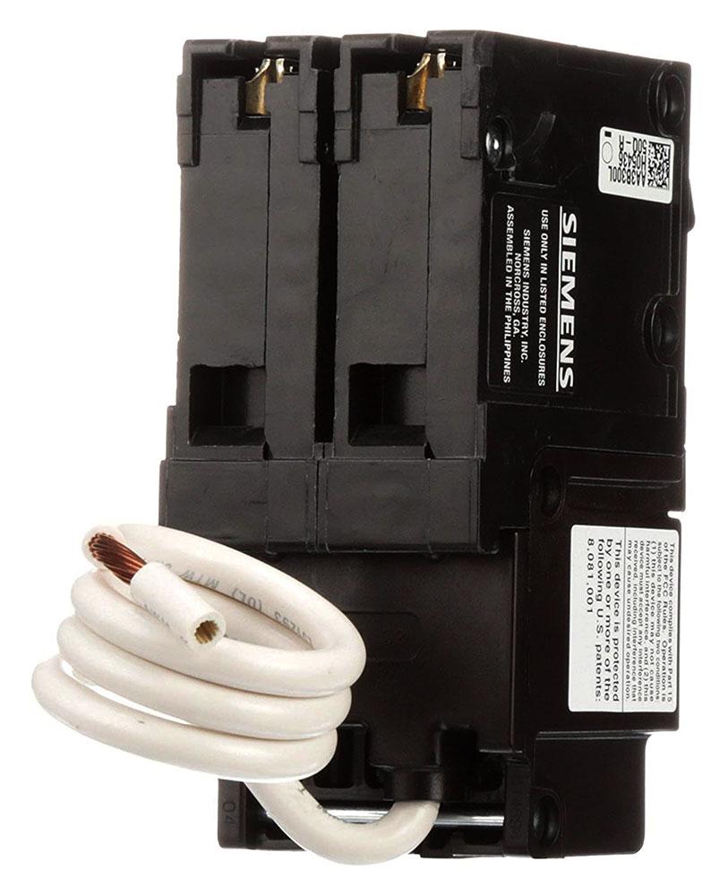 GE 40 Amp Double Pole Ground Fault Breaker with Self-Test THQL2140GFT2P GE 40 Amp Double Pole Ground Fault Breaker with Self-Test THQL2140GFT2P