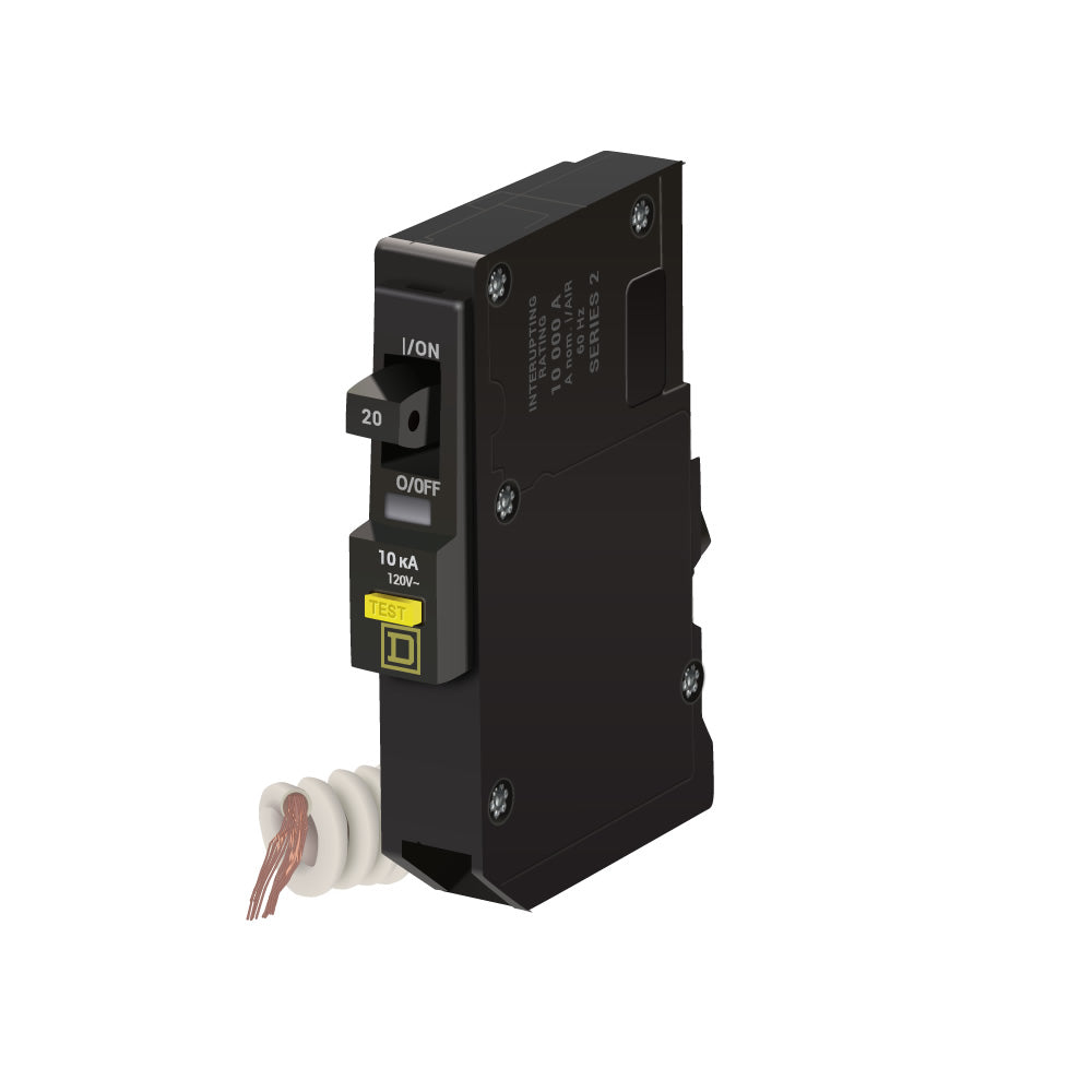 QO120GFI - Square D - 20 Amp GFCI Circuit Breaker
