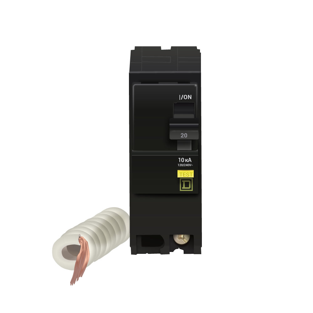 QO220GFI - Square D - 20 Amp GFCI Circuit Breaker