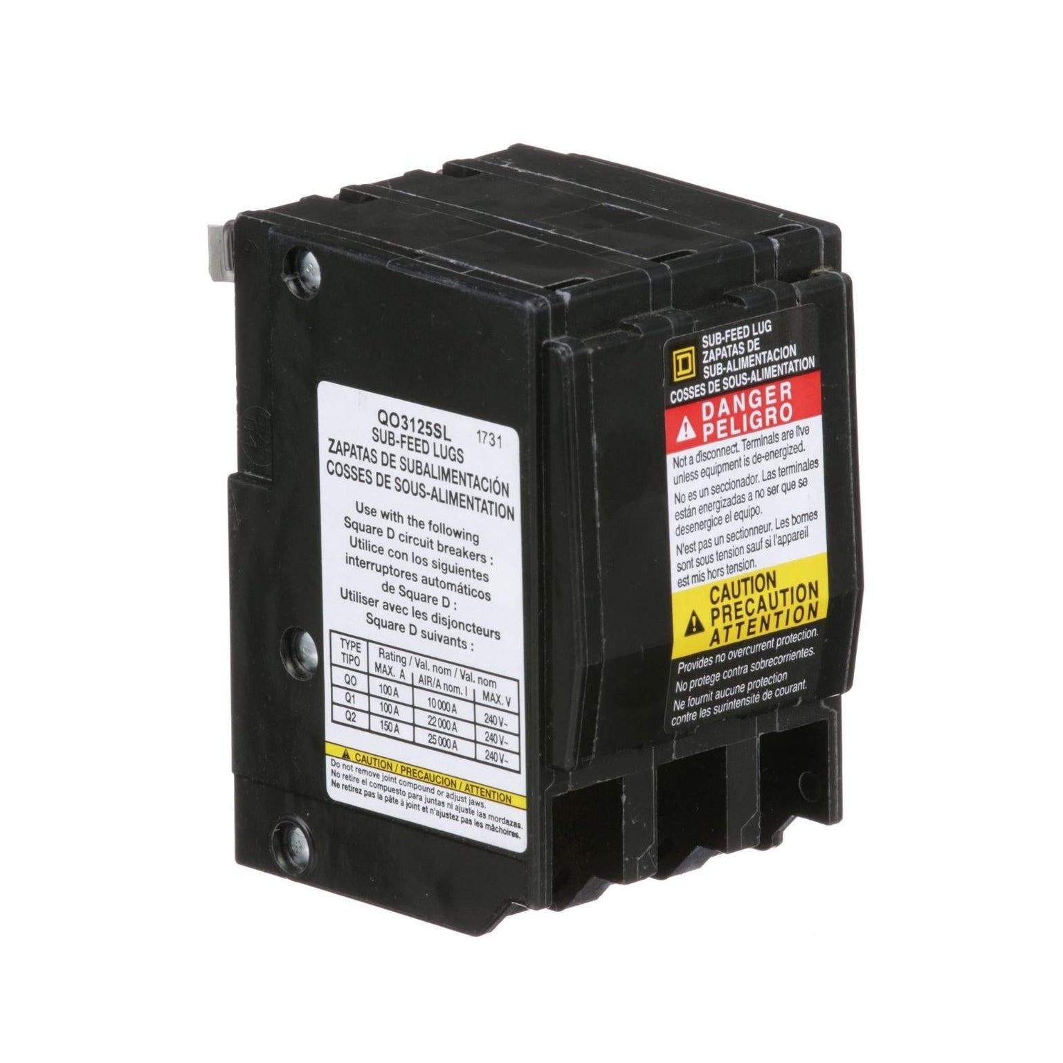 QO3125SL - Square D - Molded Case Circuit Breakers