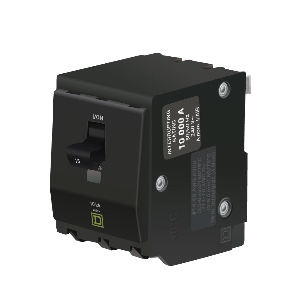 QO315 - Square D - 15 Amp Circuit Breaker – SimplyBreakers.com