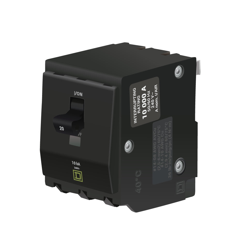 QO320 - Square D - 20 Amp Circuit Breaker – SimplyBreakers.com