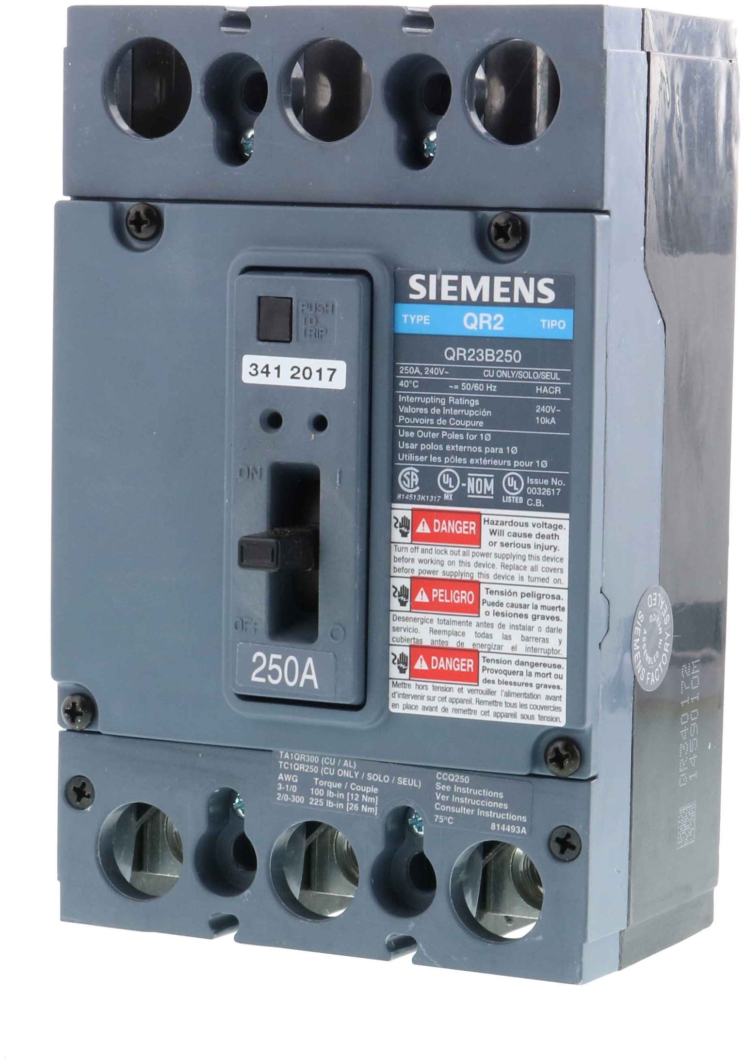 QR23B250 - Siemens - Molded Case