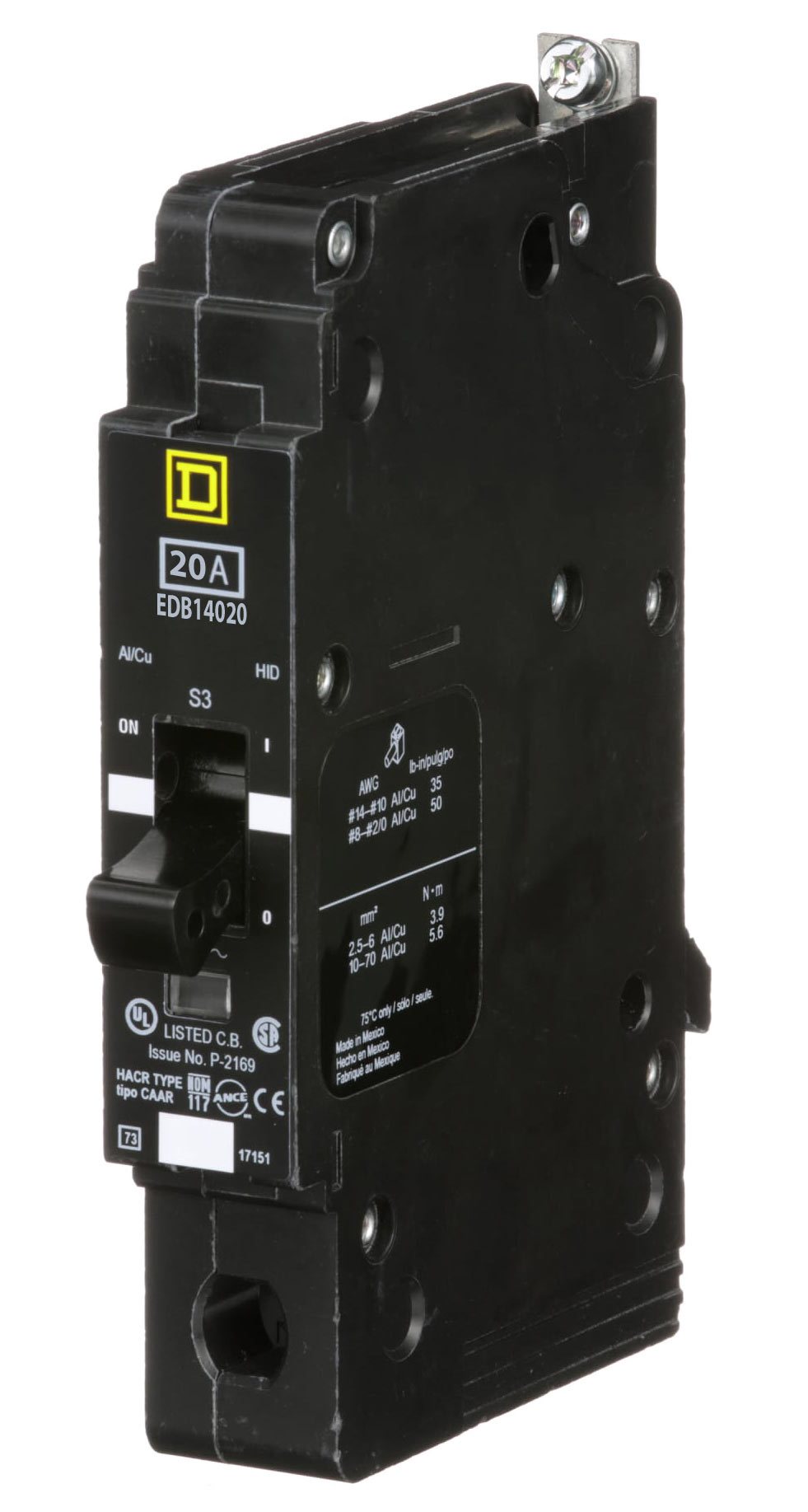 EDB14020 - Square D - Molded Case Circuit Breaker – SimplyBreakers.com
